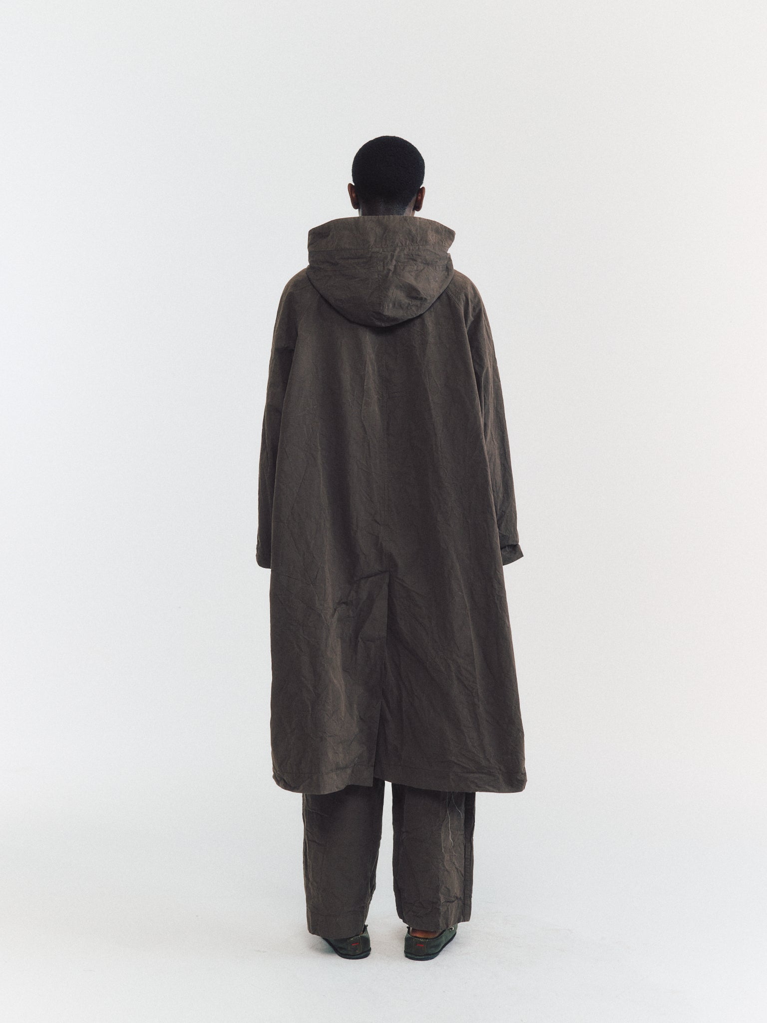 MANTEAU À CAPUCHE YAK - TOUGH COT - EARTH