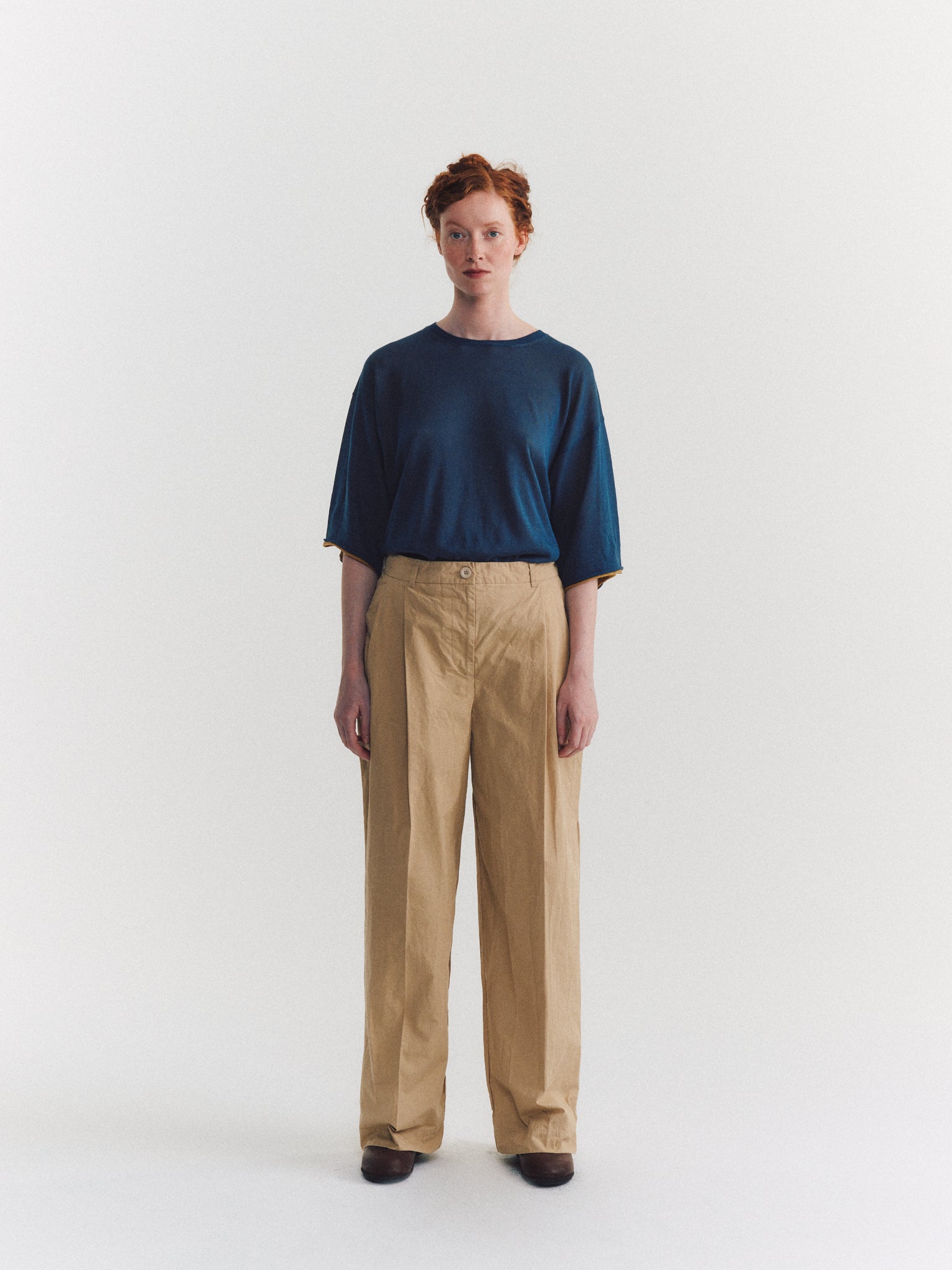 SIENNA PANT - TOUGH POPLIN - BEIGE