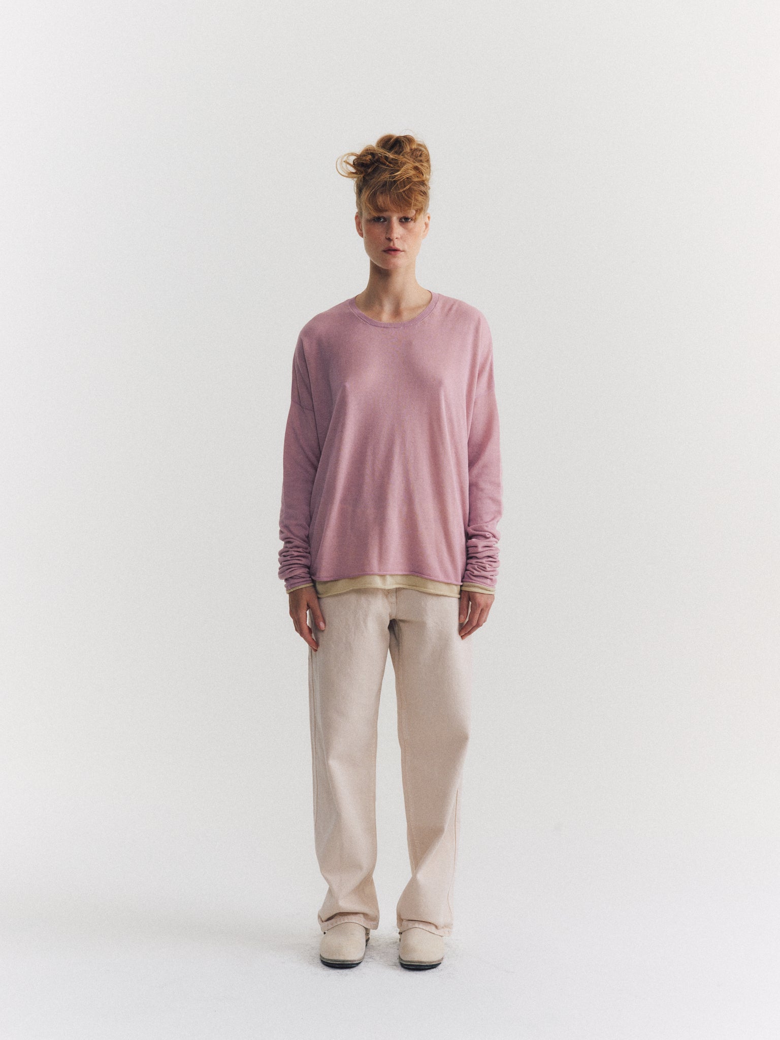 JUMPER - ULTRA LIGHT DOUBLE - PINK/PISTACHIO
