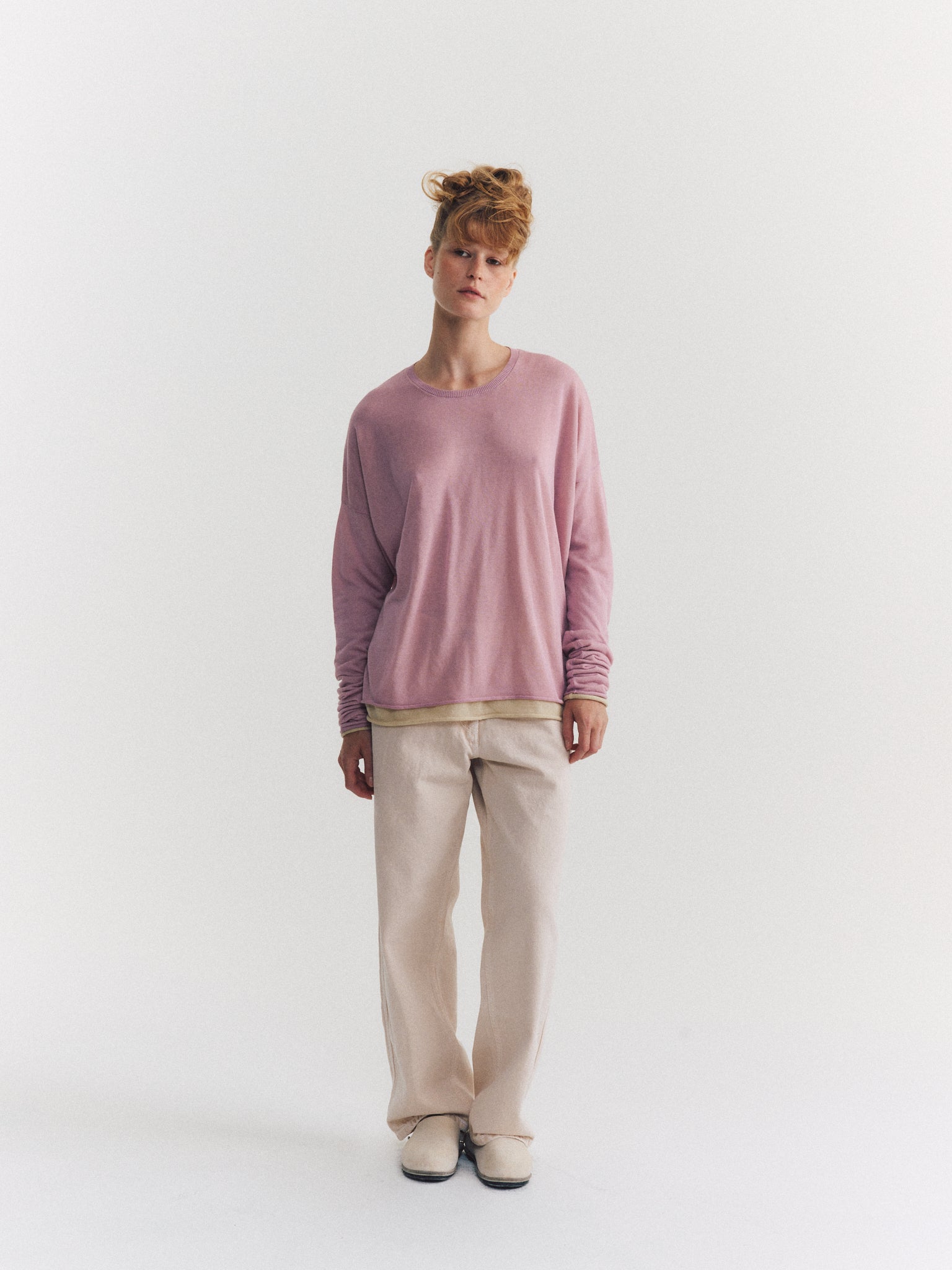 JUMPER - ULTRA LIGHT DOUBLE - PINK/PISTACHIO