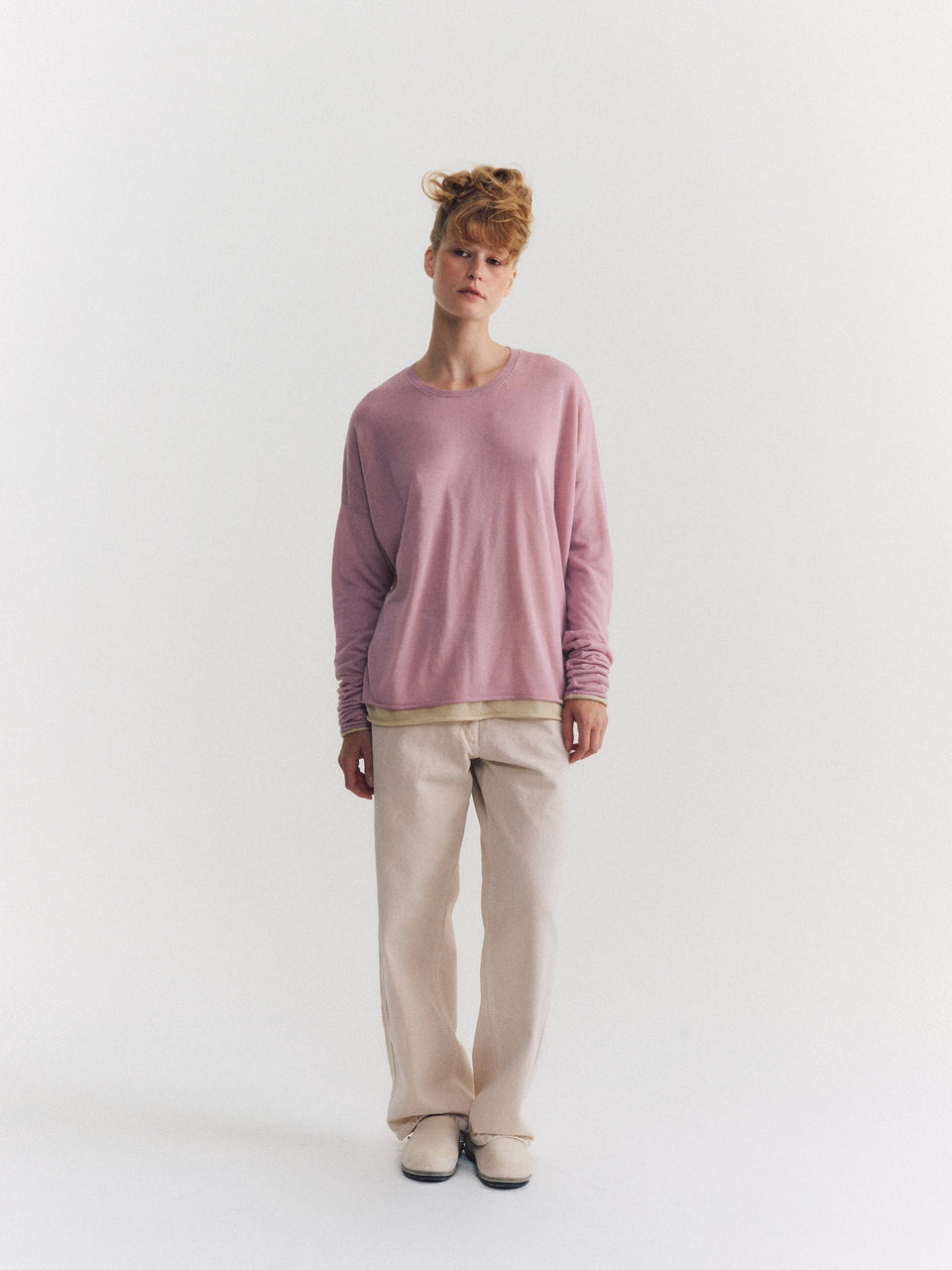 JUMPER - ULTRA LIGHT DOUBLE - PINK/PISTACHIO