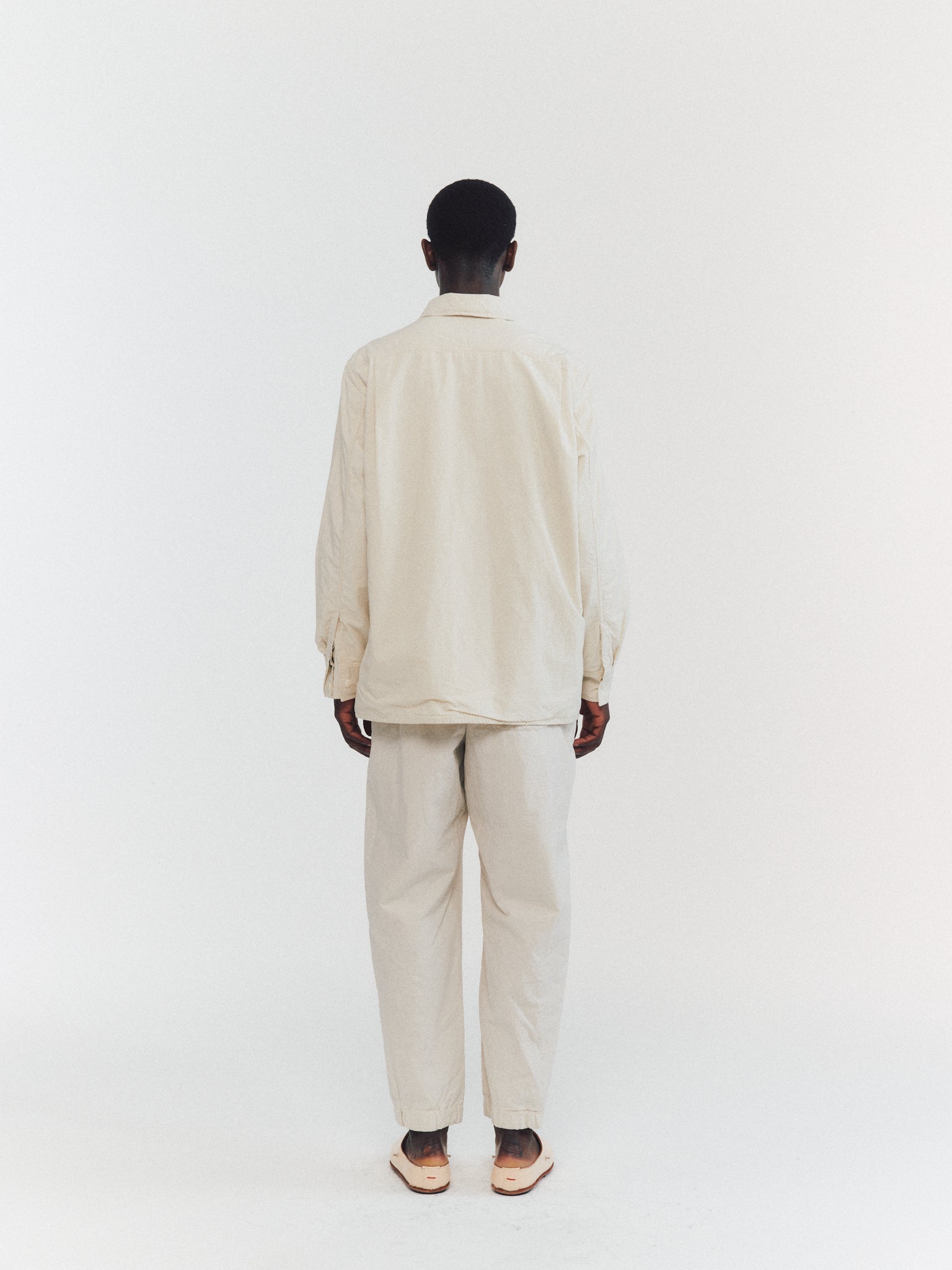 CHEMISE MILI RACCOURCIE - LCOT - IVOIRE