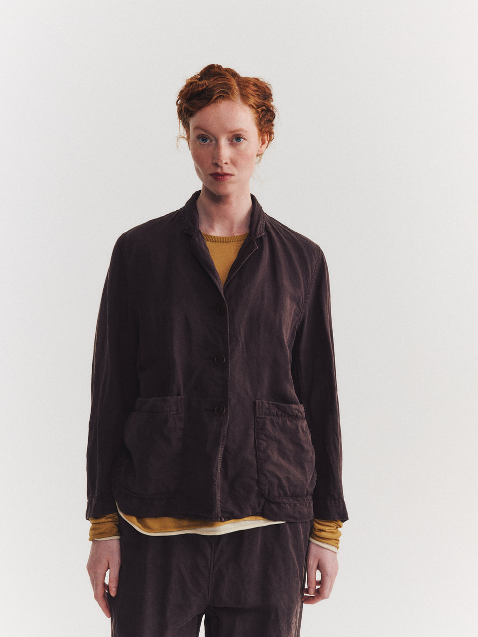 WORKWEAR PUDDY JACKET - TUAREG - BROWN