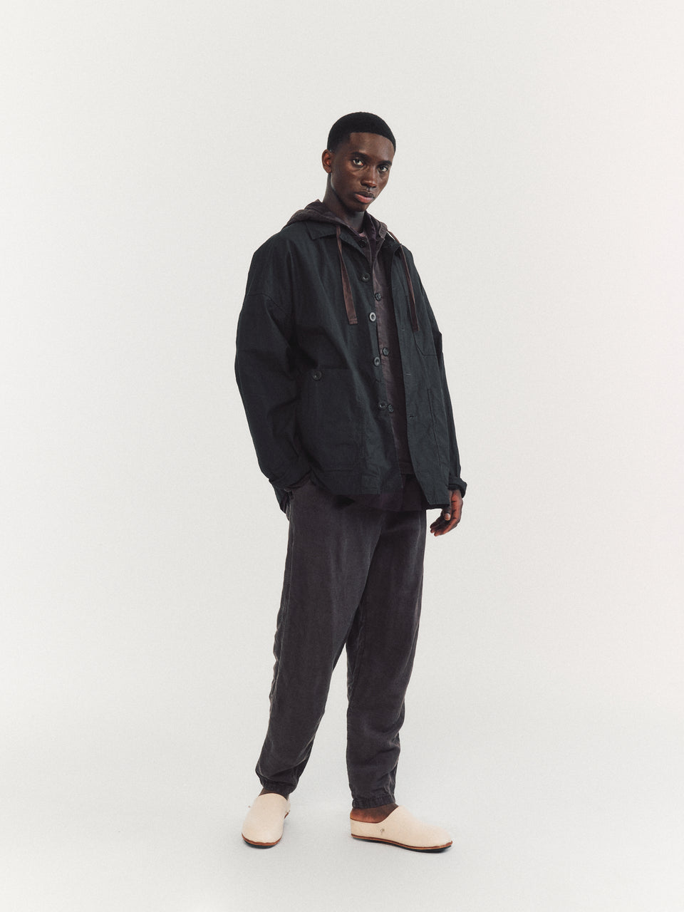 HIGA TRAVAIL JACKET - PIGMENT  WAX - BROWN