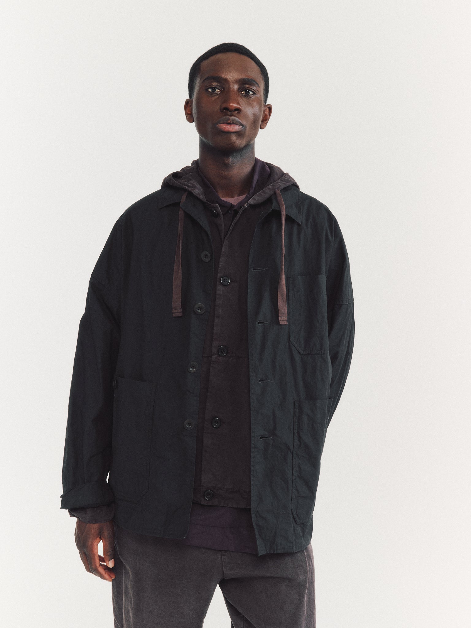 HIGA TRAVAIL JACKET - PIGMENT  WAX - BROWN