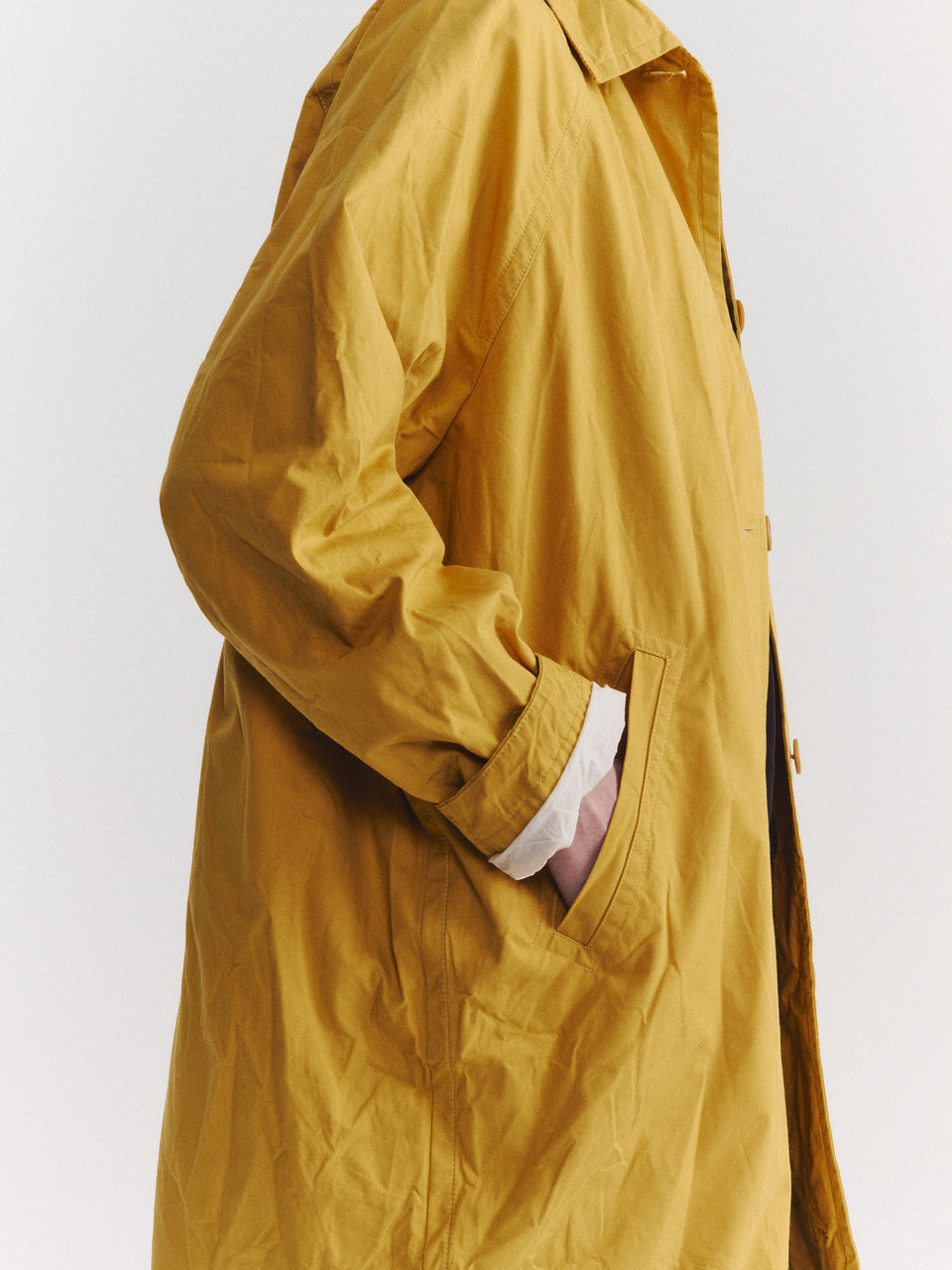 OLIVER COAT - TOUGH POPLIN - TANGO