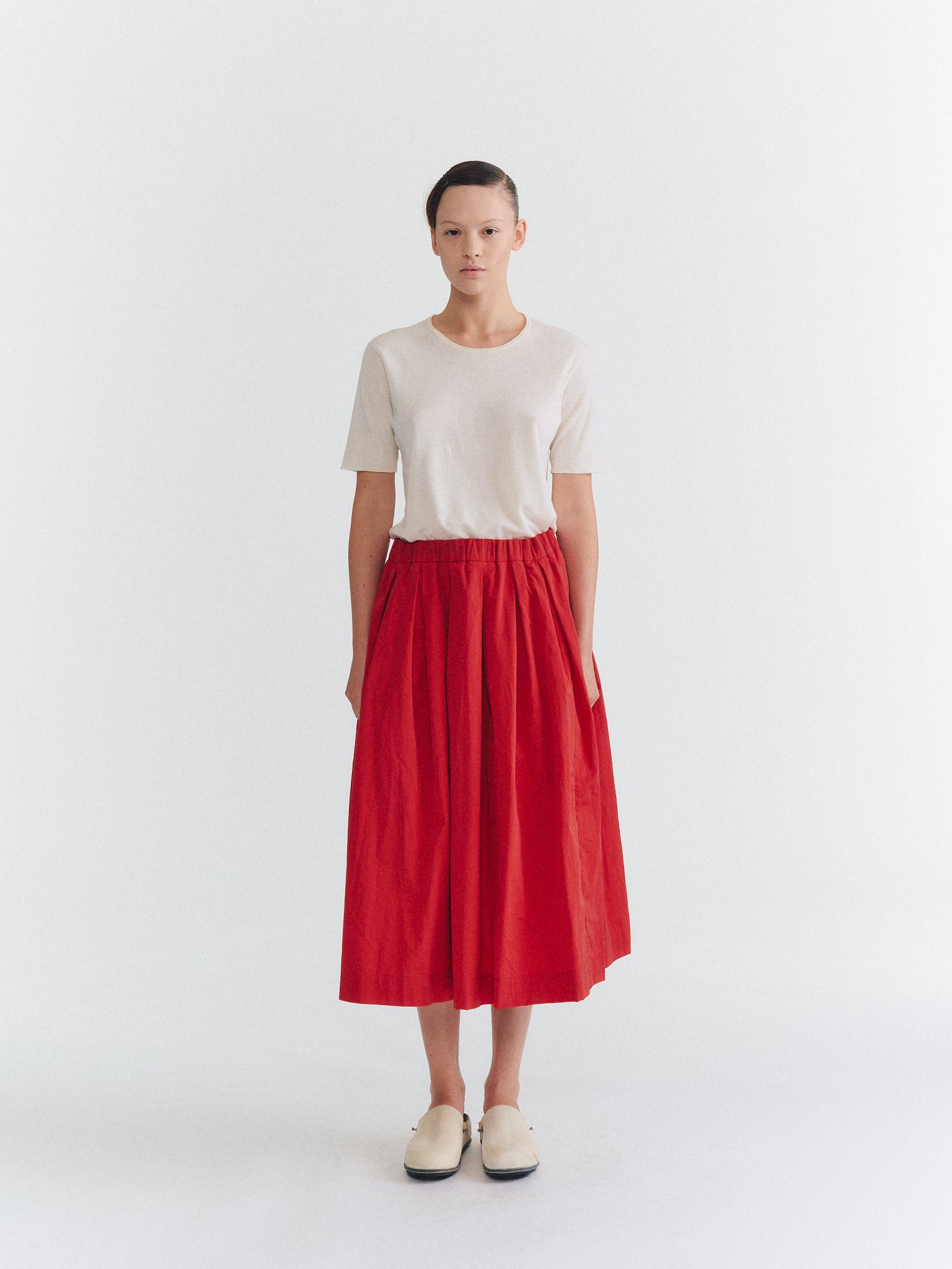 SIMPLE RIDEAUX SKIRT - L COT - FURY