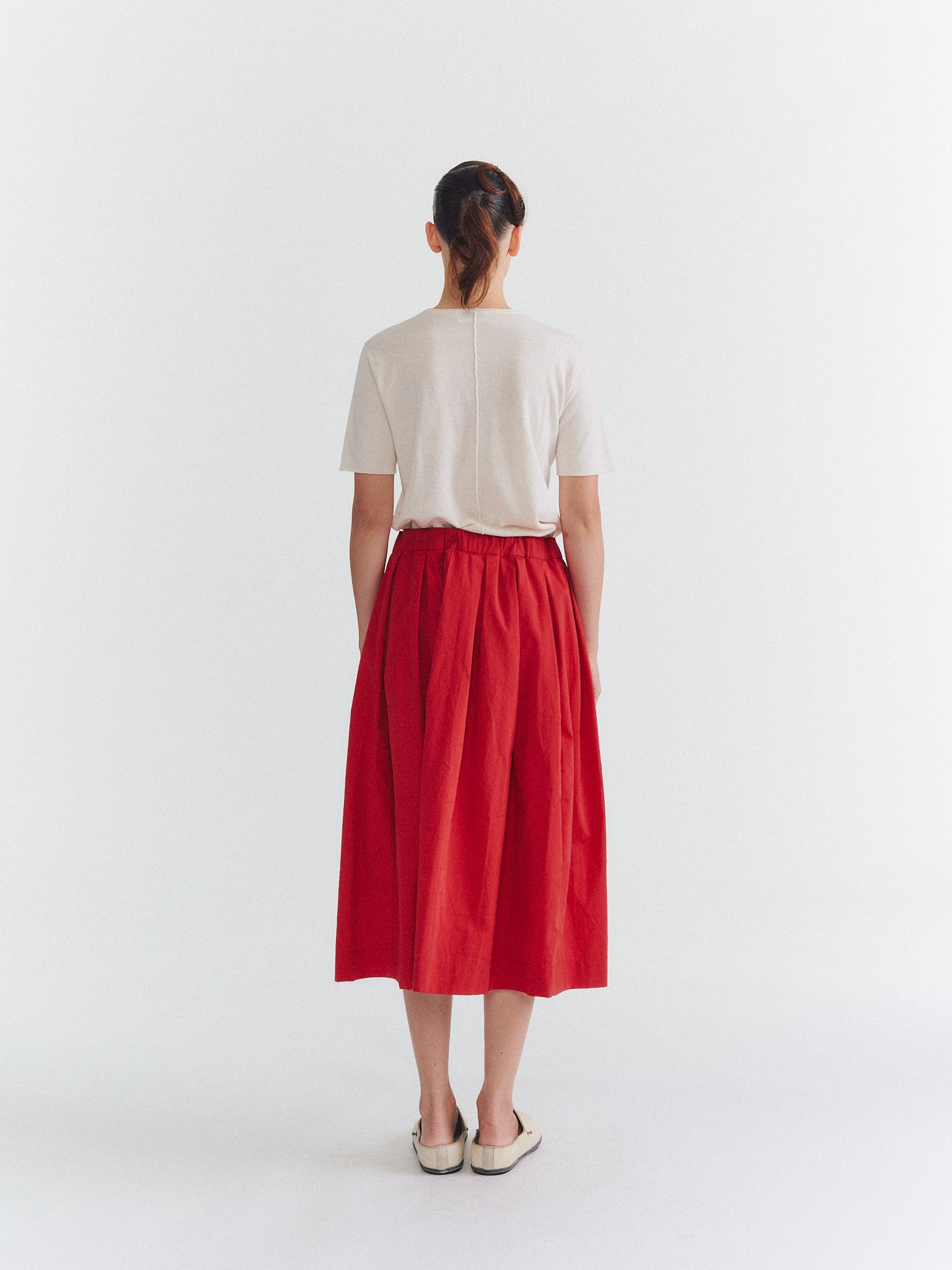 SIMPLE RIDEAUX SKIRT - L COT - FURY