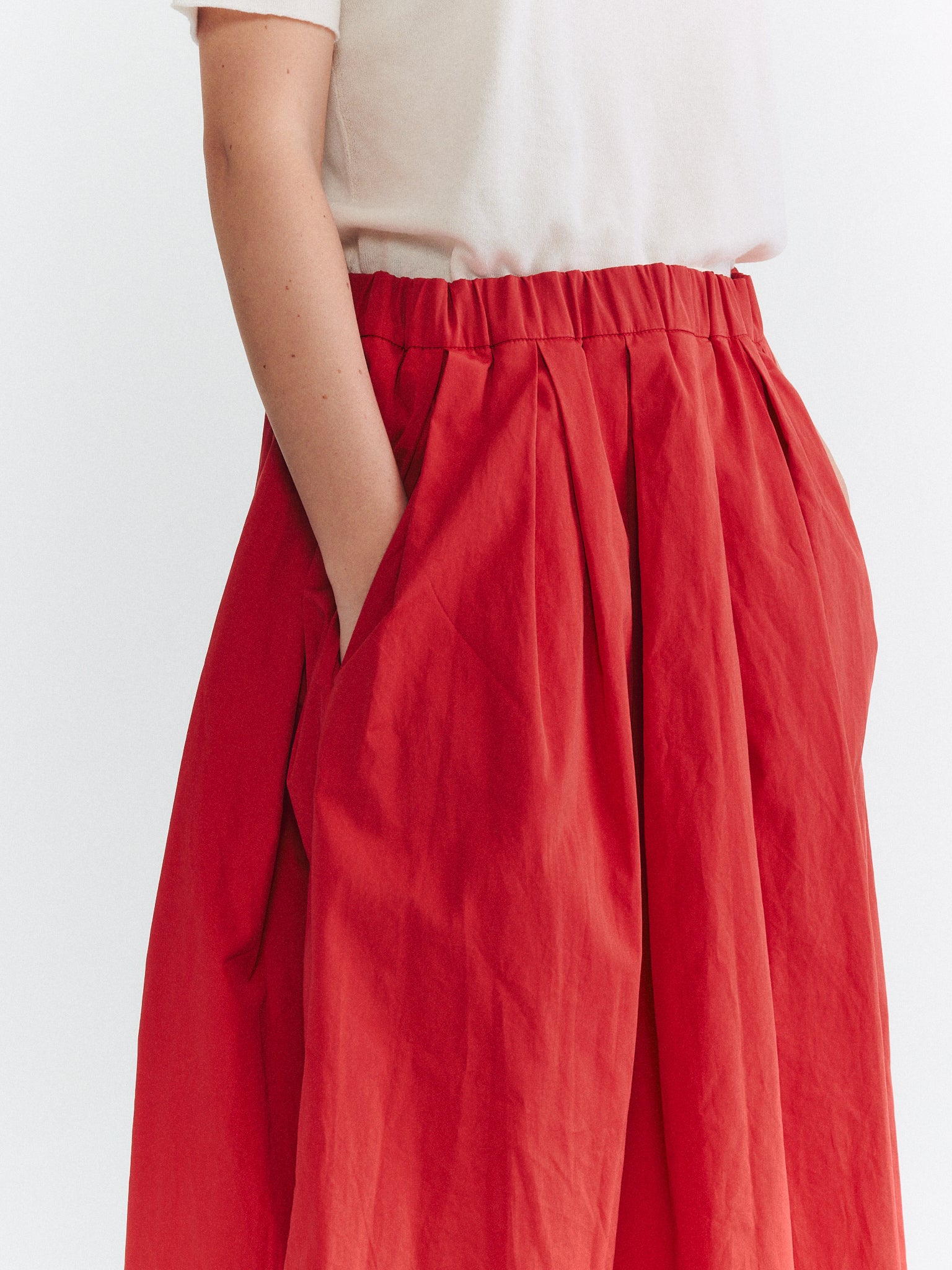 SIMPLE RIDEAUX SKIRT - L COT - FURY