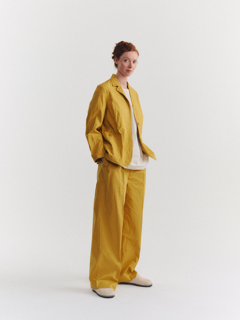 SIENNA PANT - TOUGH POPLIN - TANGO