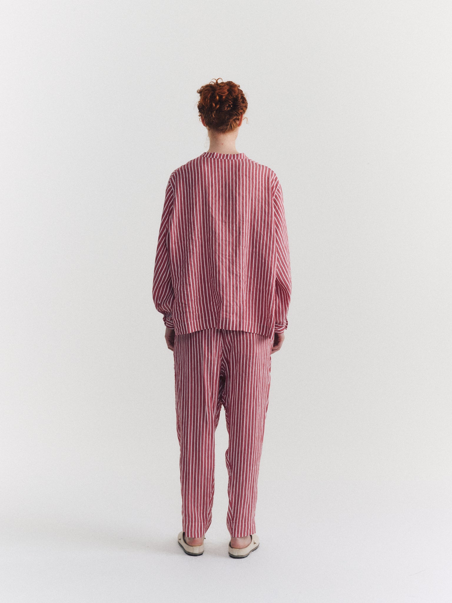 BIGGY GRANDAD SHIRT - LINEY - STRIPE 2