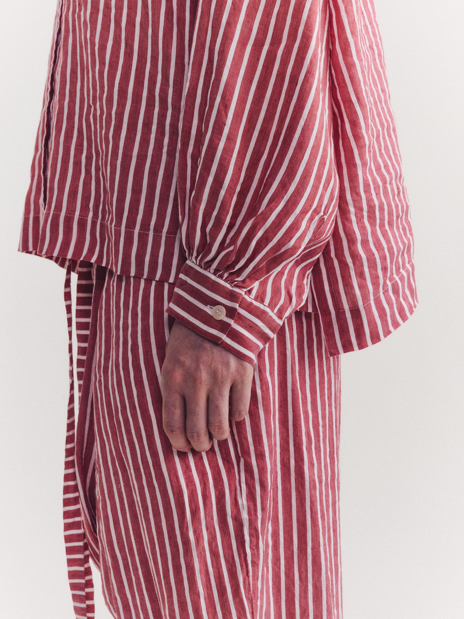 BIGGY GRANDAD SHIRT - LINEY - STRIPE 2