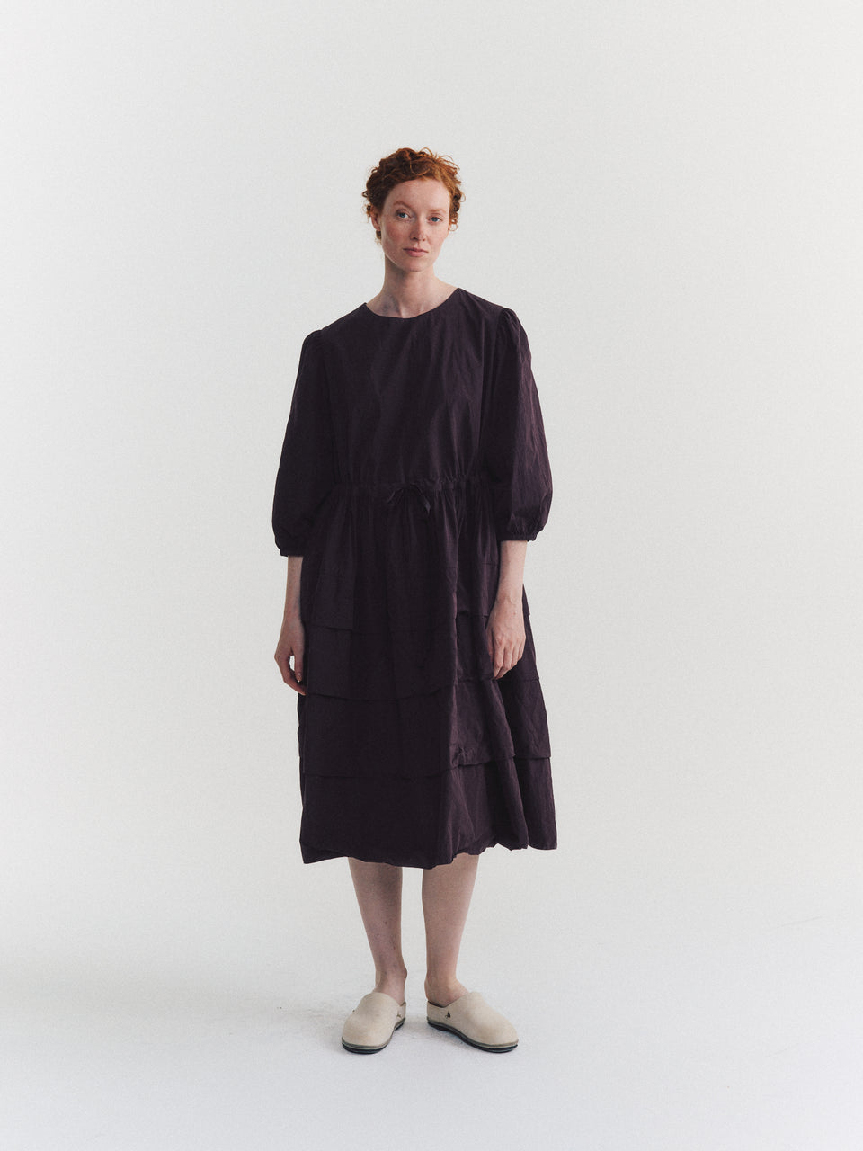 HORIZON DRESS - TAFFCOT - WINE