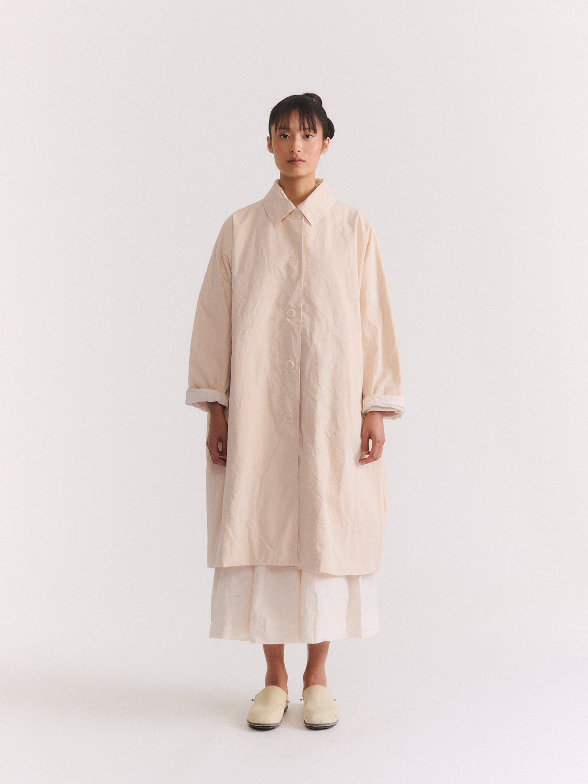 BIG BLOBBY COAT - TOUGH COT - NATURAL