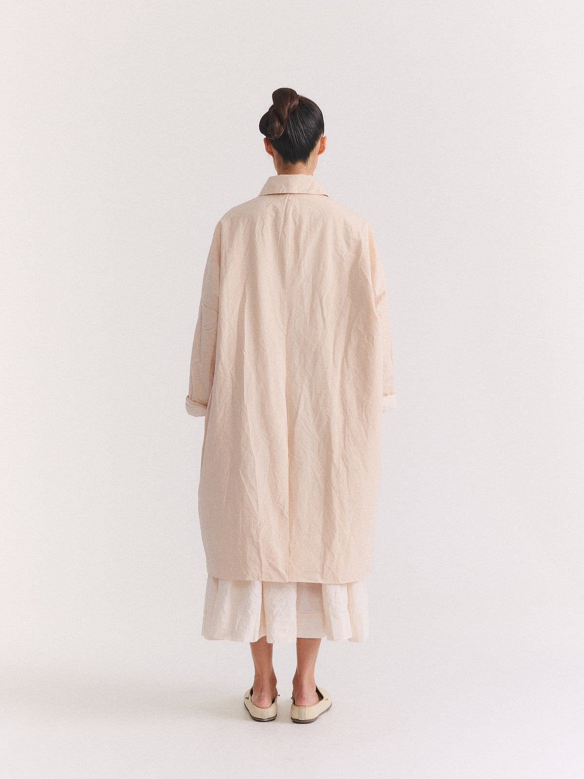 BIG BLOBBY COAT - TOUGH COT - NATURAL