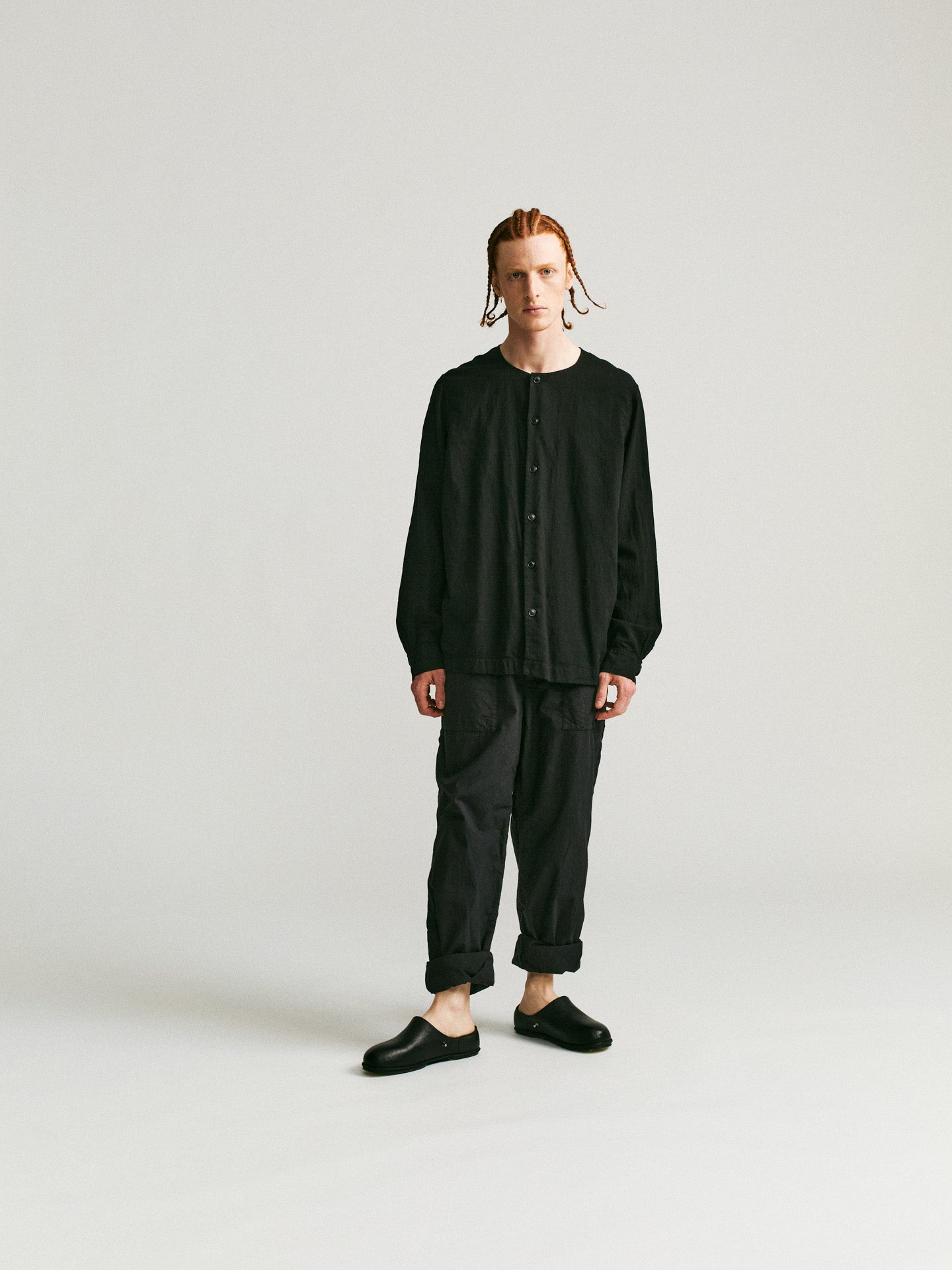 DOUBLE DYED JOG AH DOUBLE PANT - LCOT - ONYX