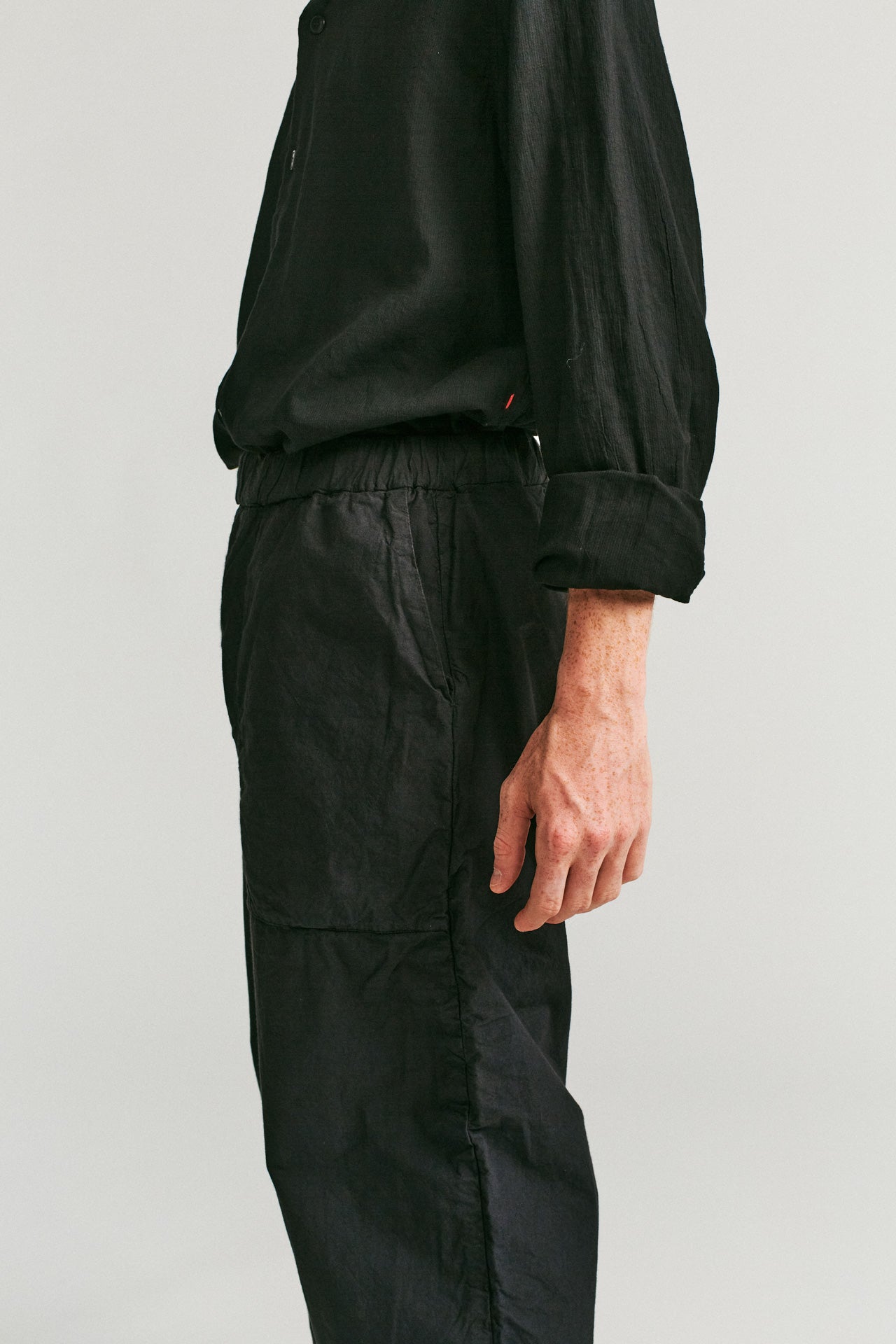DOUBLE DYED JOG AH DOUBLE PANT - LCOT - ONYX