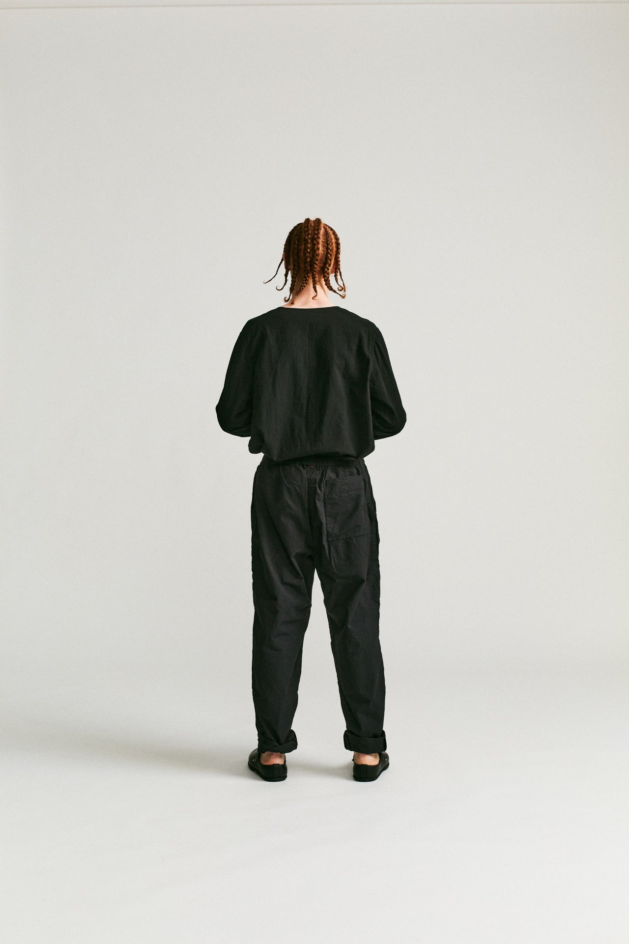 DOUBLE DYED JOG AH DOUBLE PANT - LCOT - ONYX