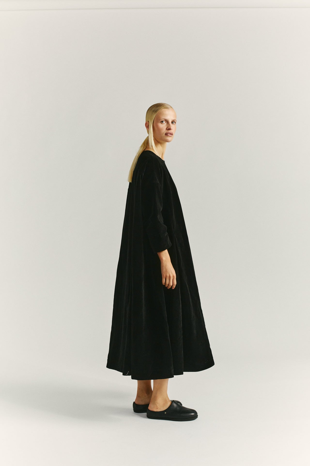 WOW LS DRES - LINVEL - BLACK