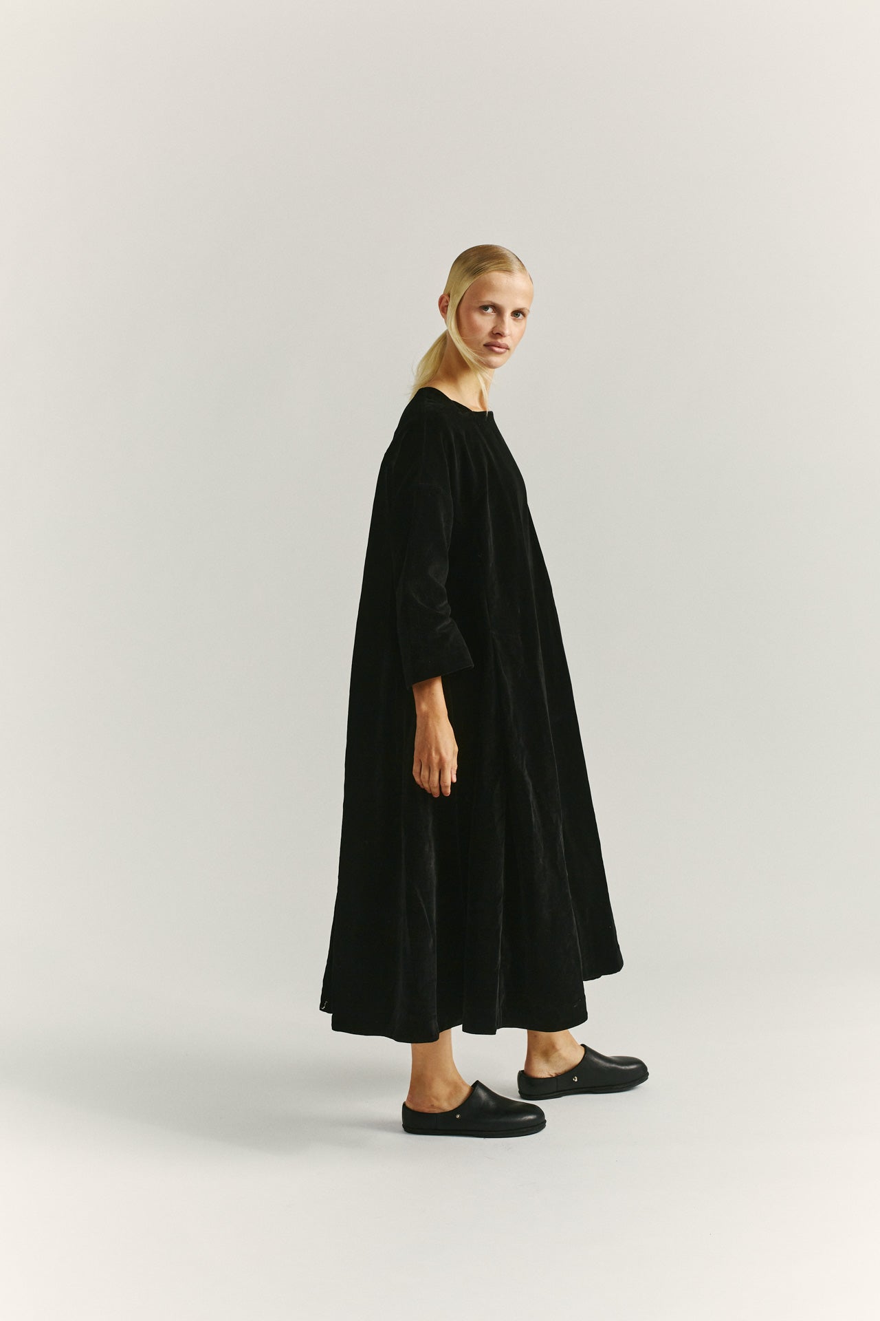 WOW LS DRES - LINVEL - BLACK