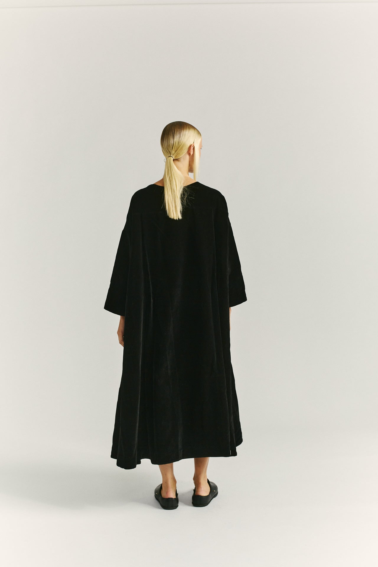WOW LS DRES - LINVEL - BLACK