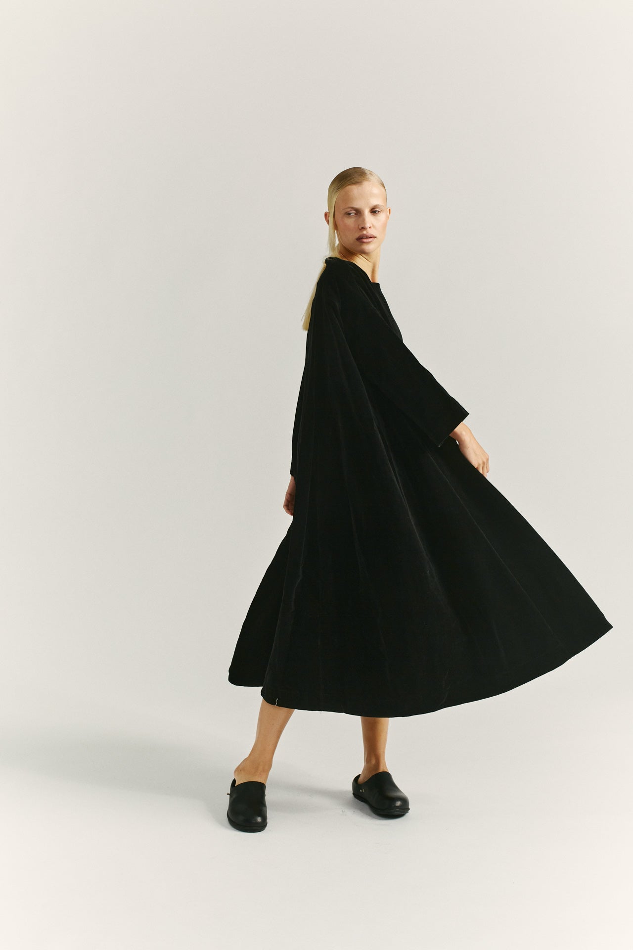 WOW LS DRES - LINVEL - BLACK