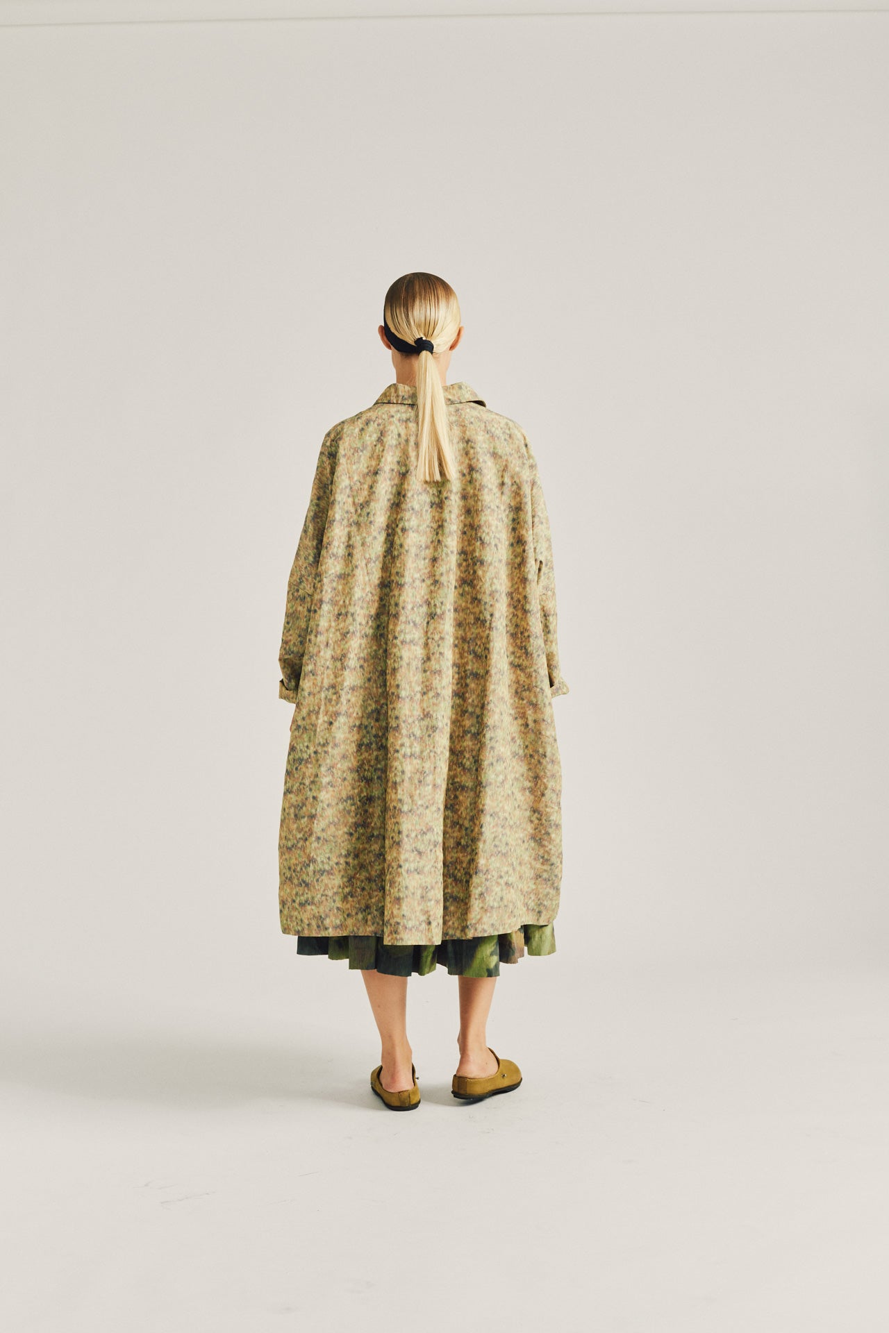 ATOMLESS COAT - IKAT TWO - KHAKI - OLIVE GREEN