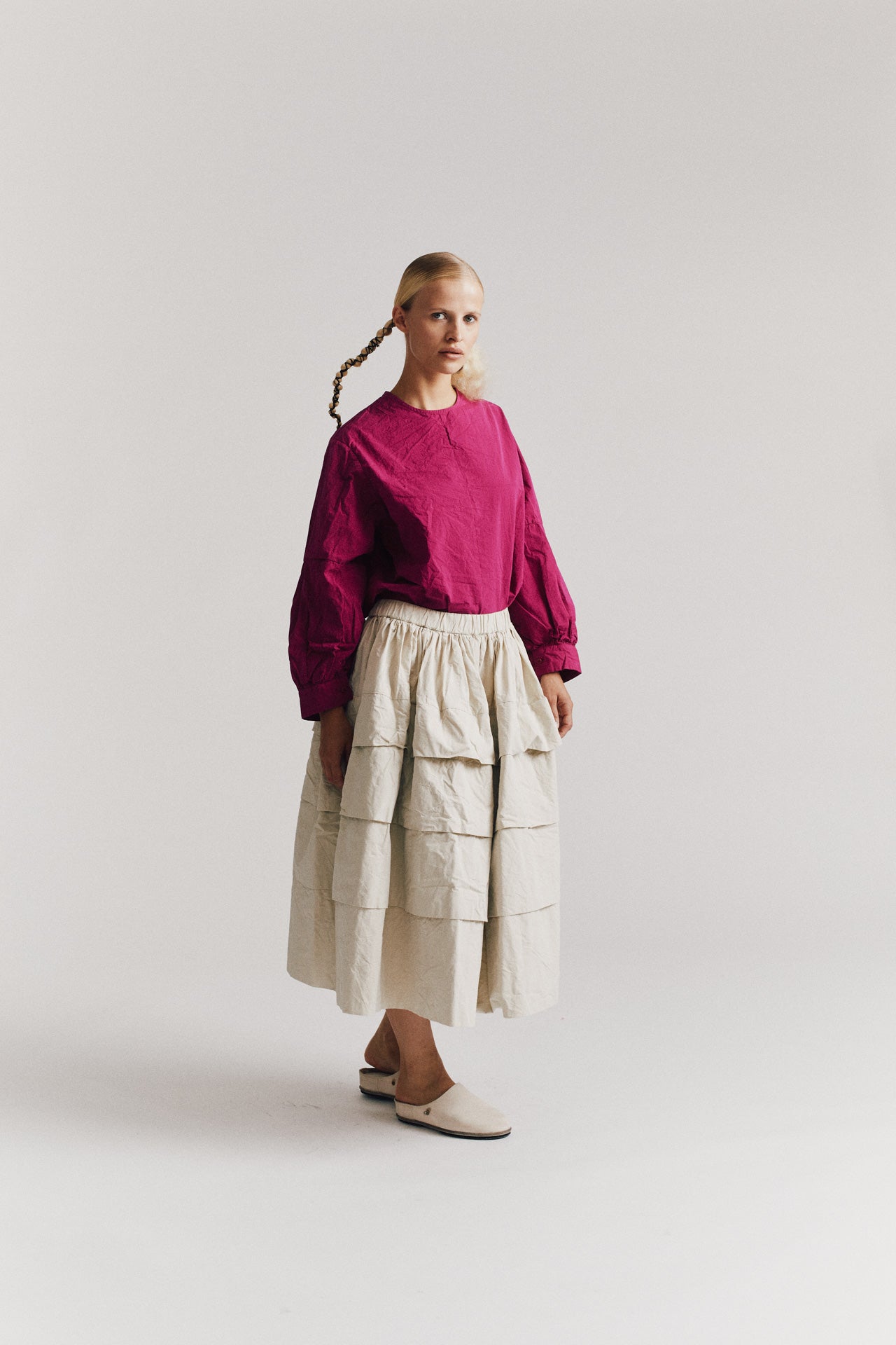 HORIZON SKIRT - TOUGH COT - CONRETE