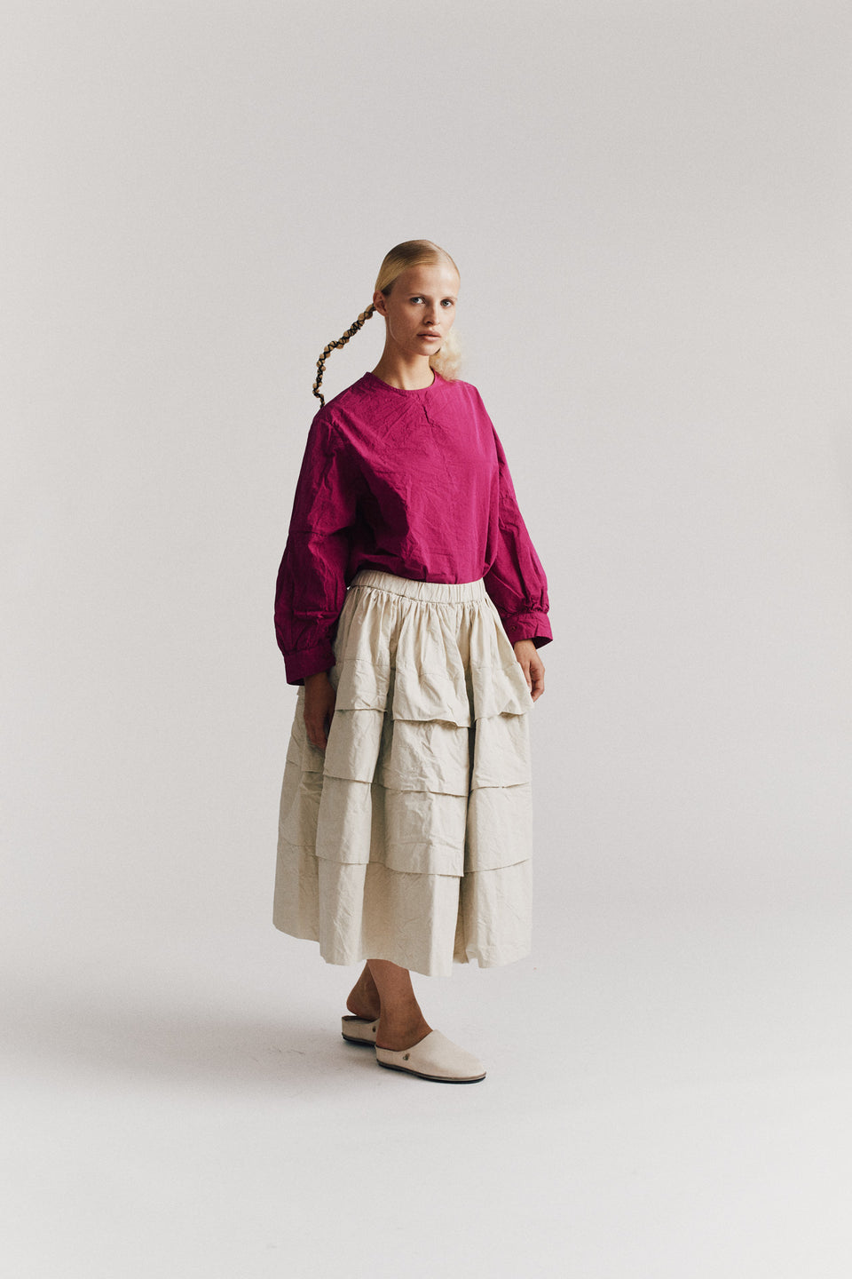 HORIZON SKIRT - TOUGH COT - CONRETE
