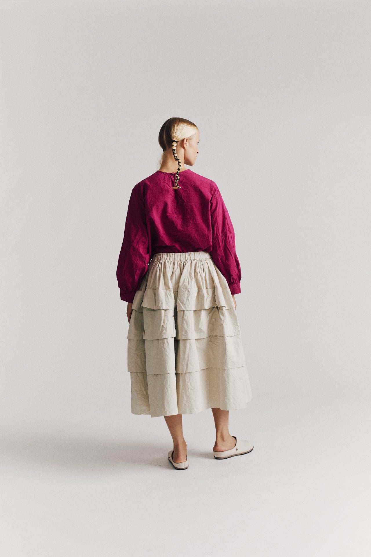 HORIZON SKIRT - TOUGH COT - CONRETE