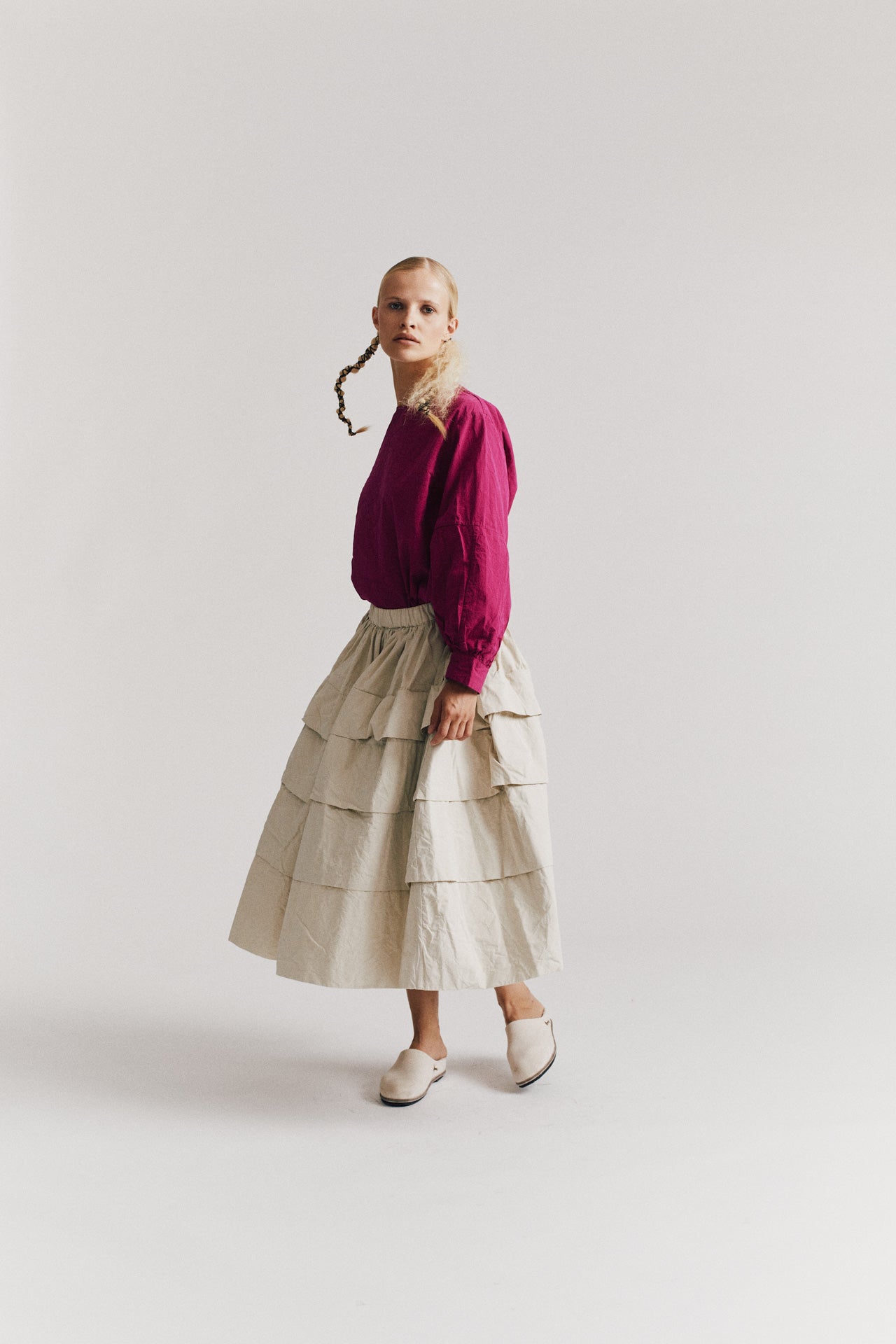 HORIZON SKIRT - TOUGH COT - CONRETE