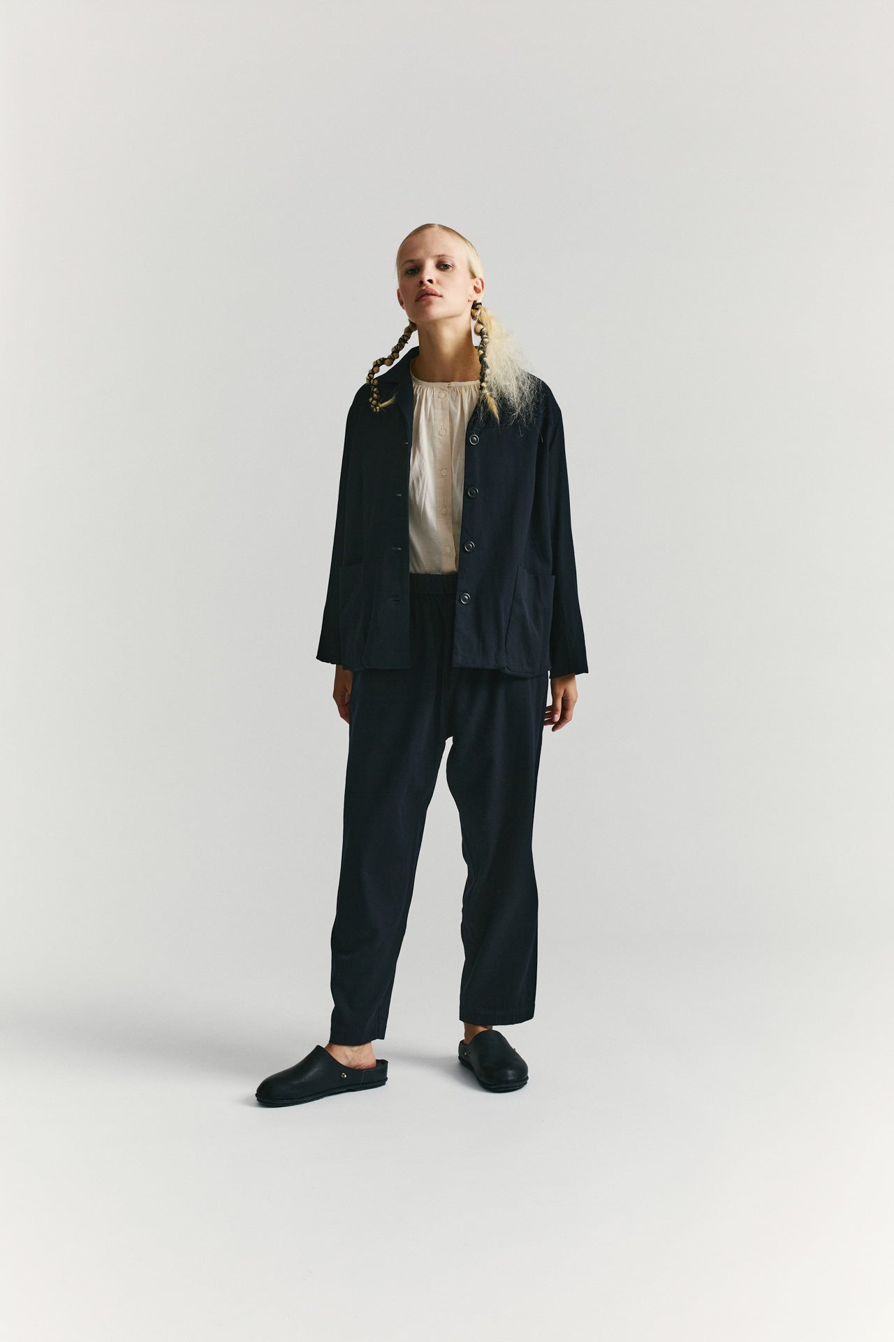 CASEY CASEY Navy Paola Trousers