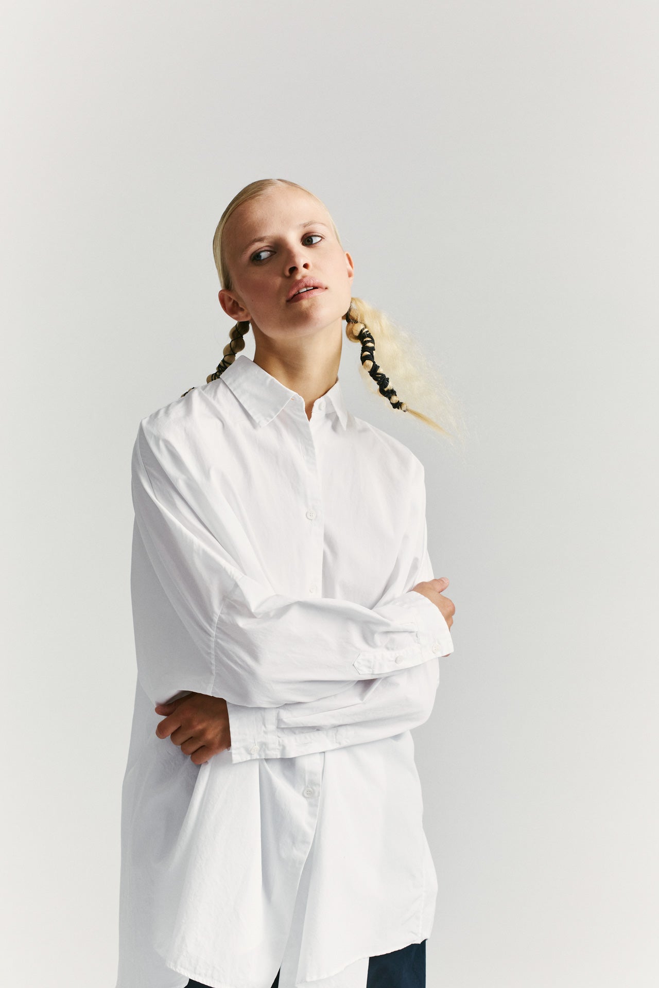 ATOMLESS LESS SHIRT - COT - WHITE