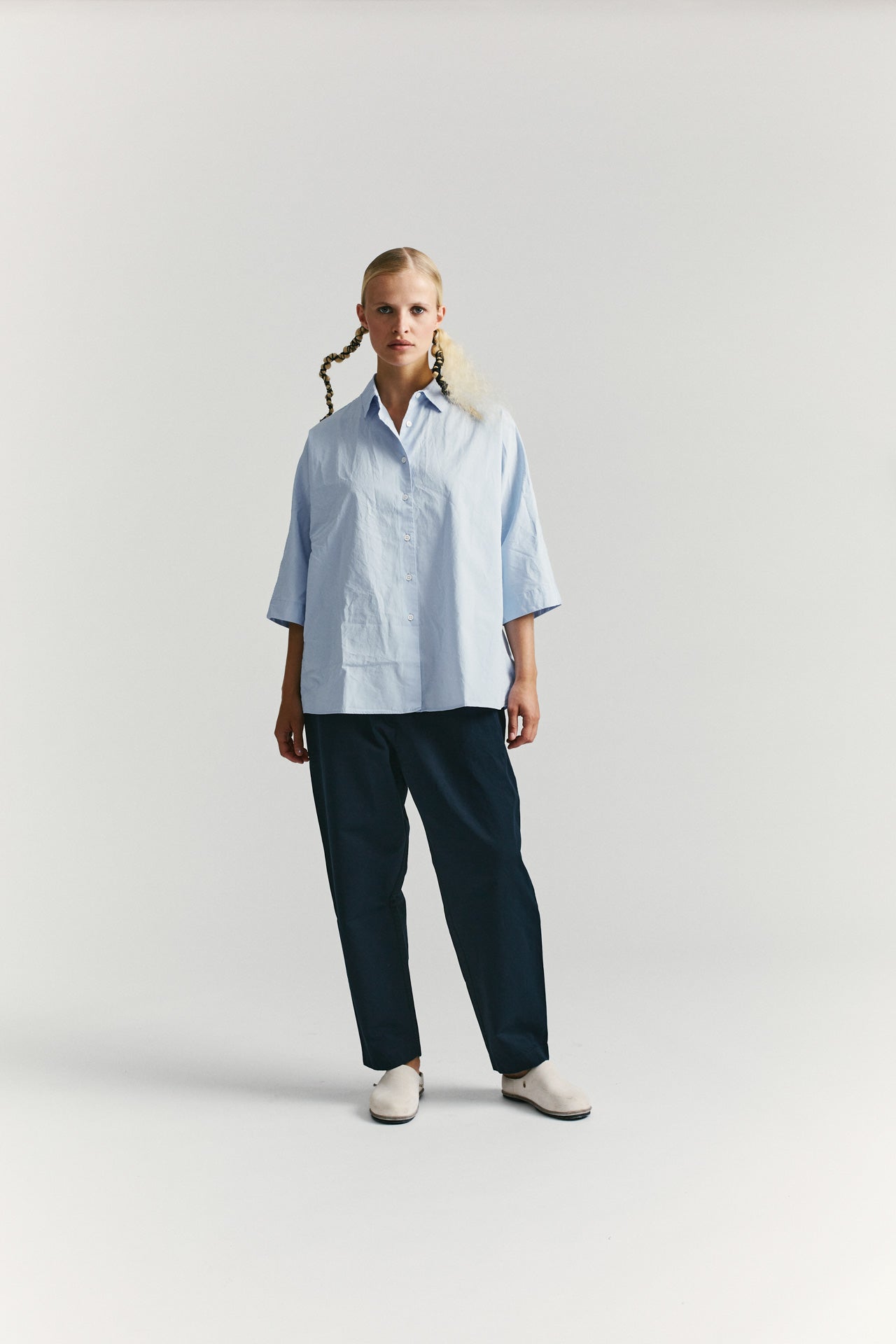 WAGA SHIRT - COT - SKY