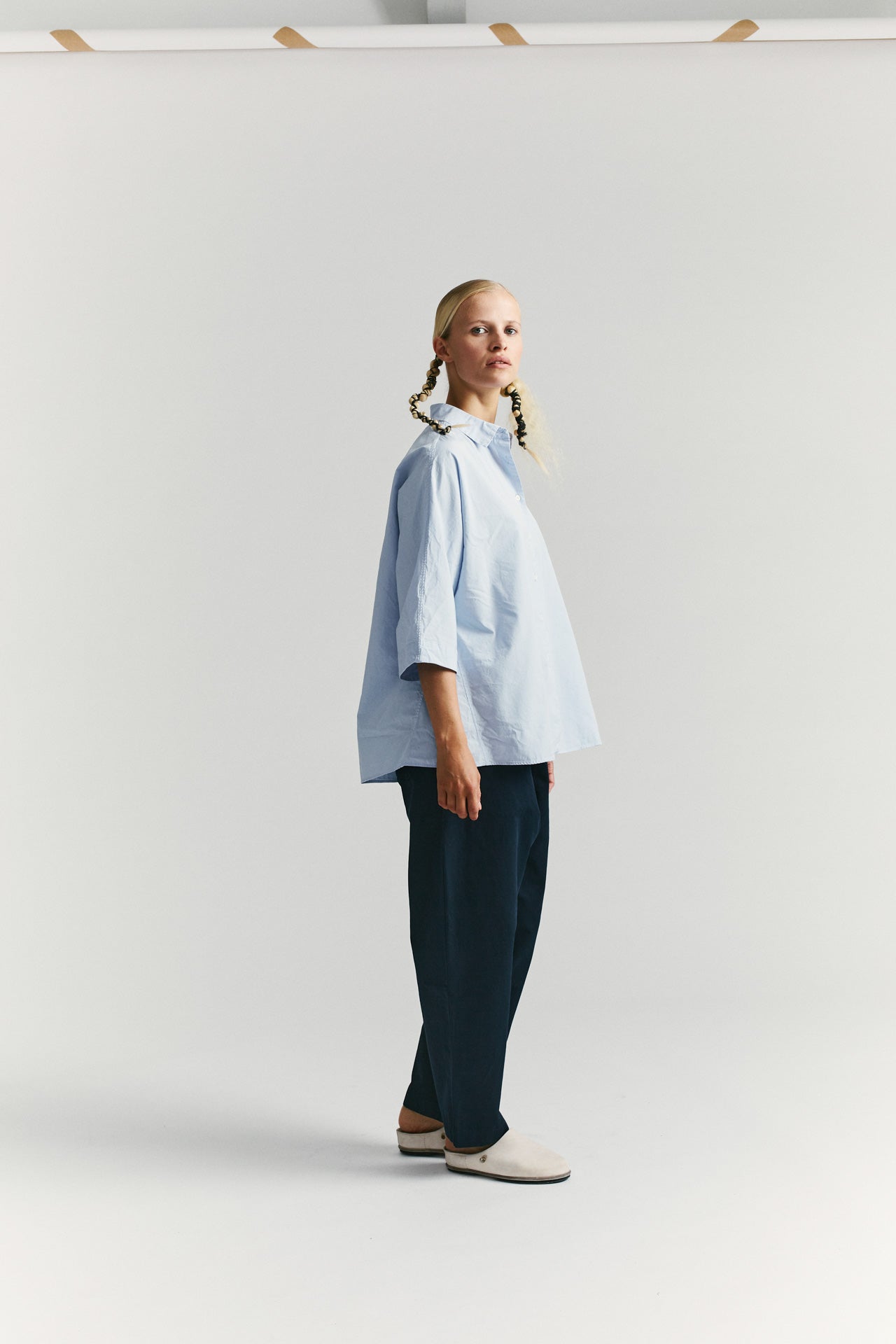 WAGA SHIRT - COT - SKY