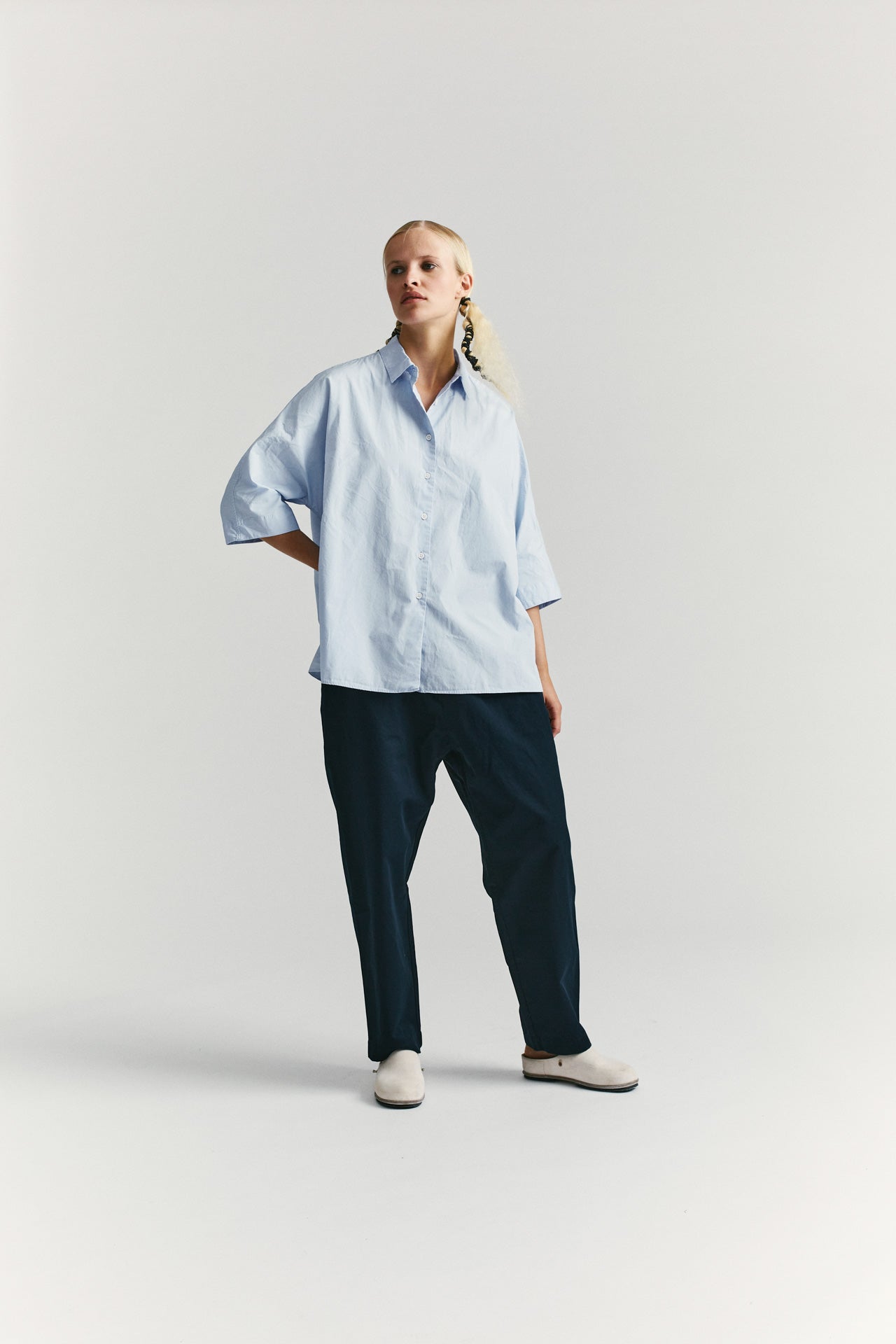 WAGA SHIRT - COT - SKY