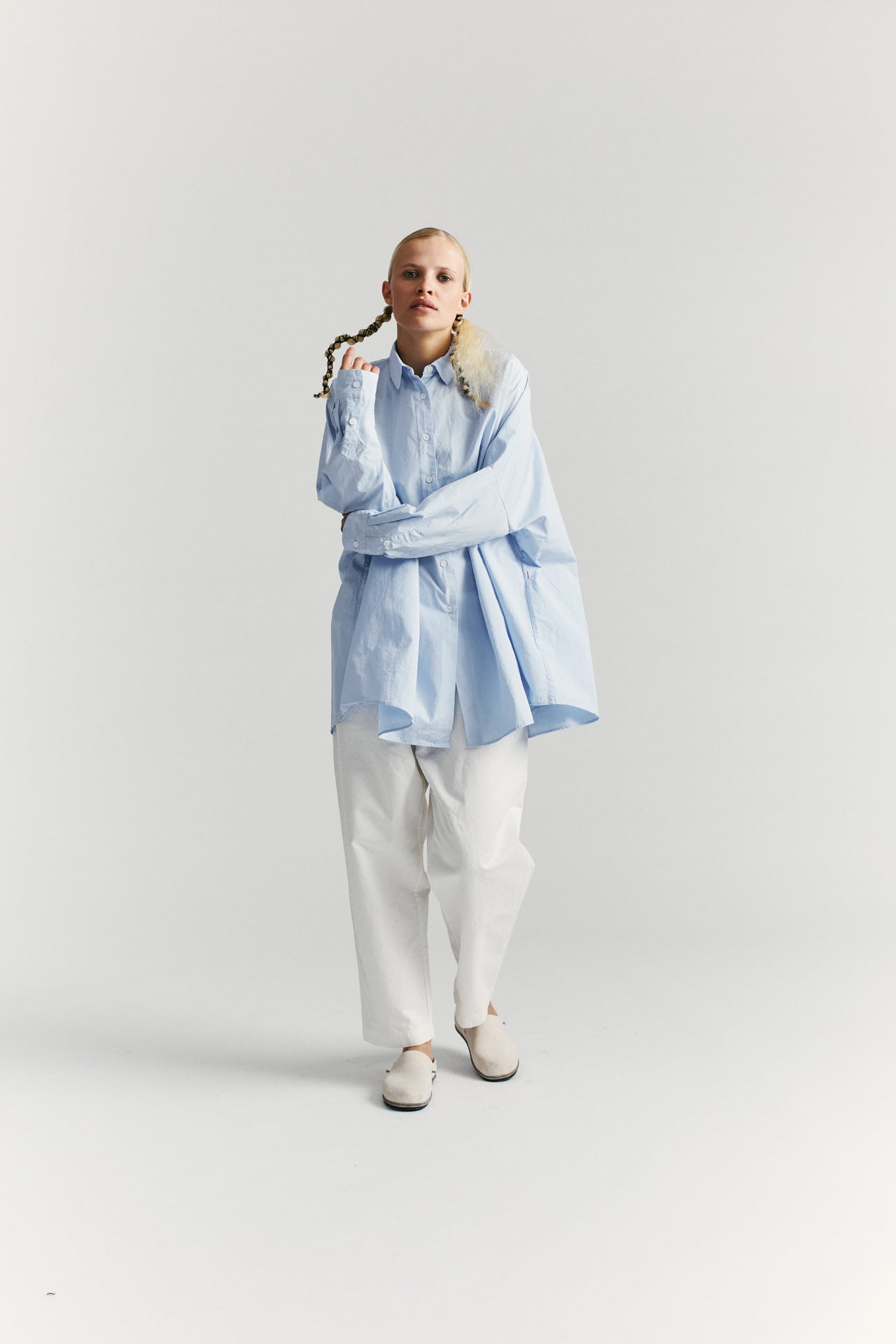 ATOMLESS LESS SHIRT - COT - SKY