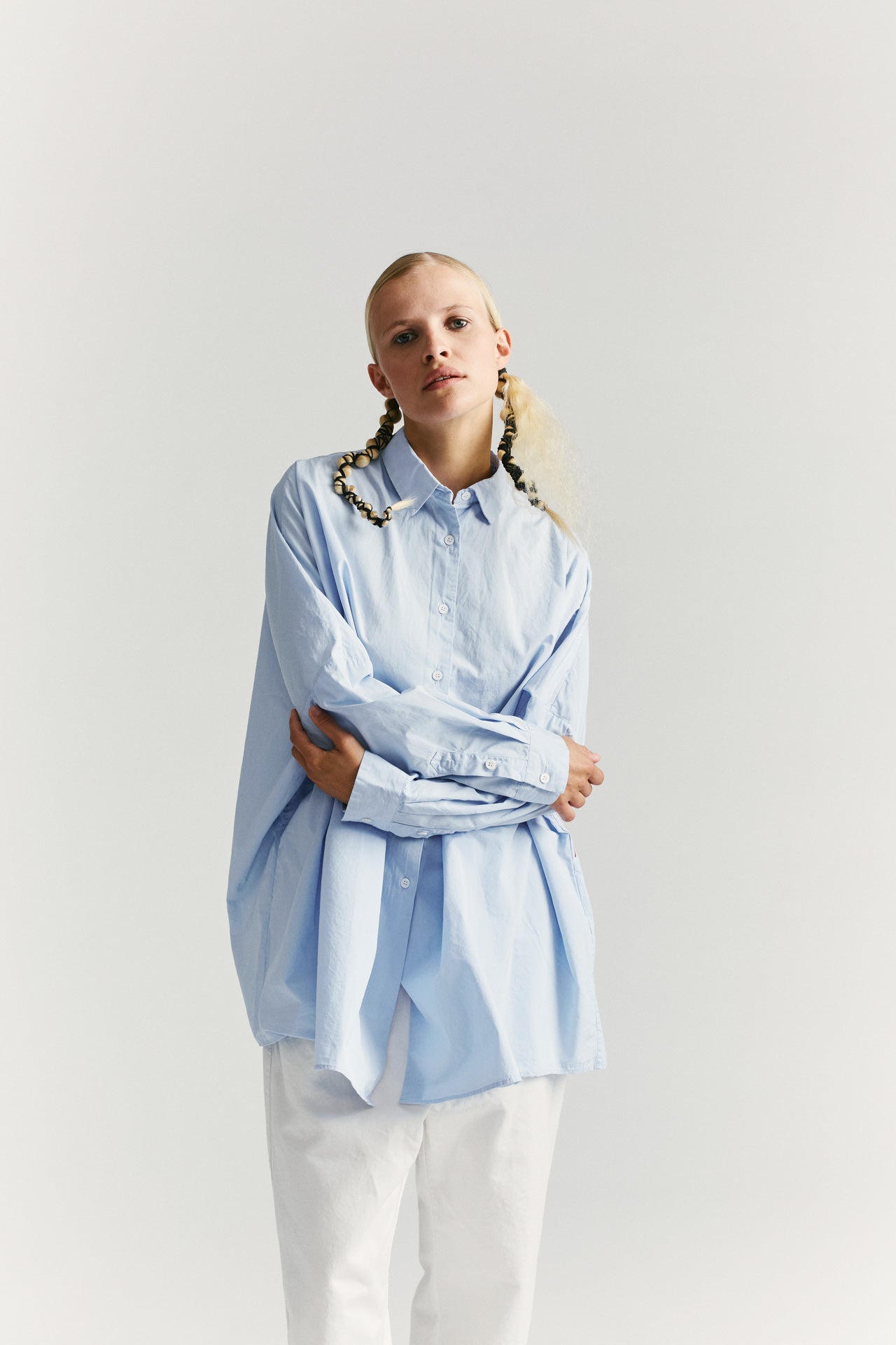 ATOMLESS LESS SHIRT - COT - SKY