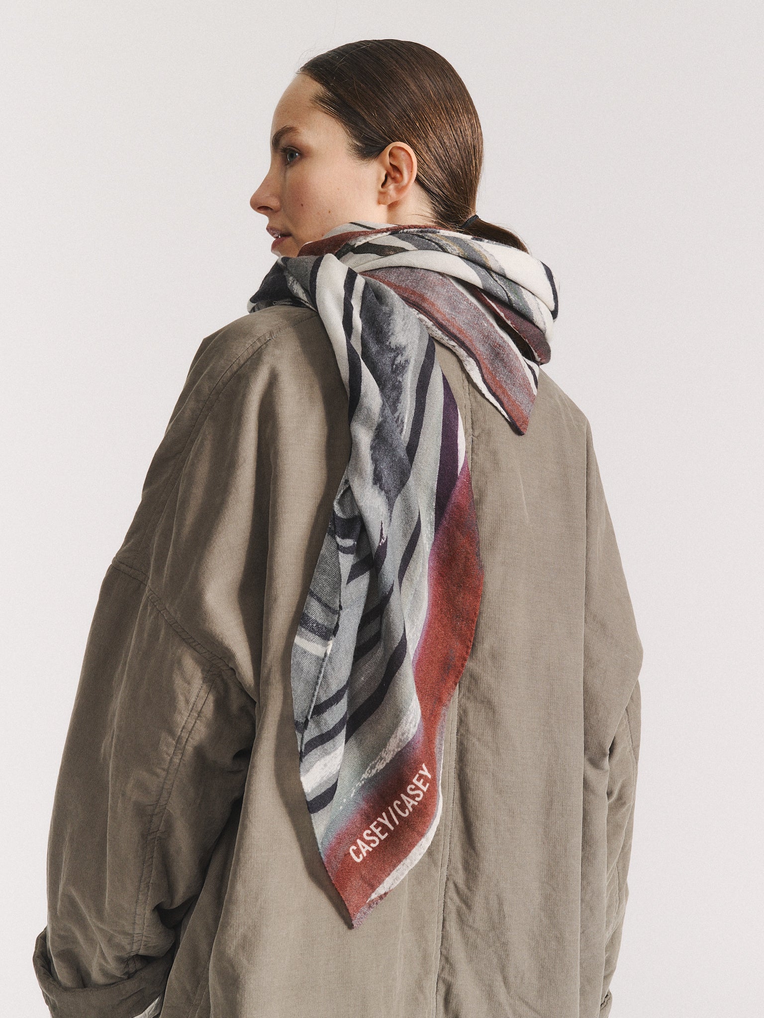 SQUARE SCARF - WOOLCASH - PRINT 1