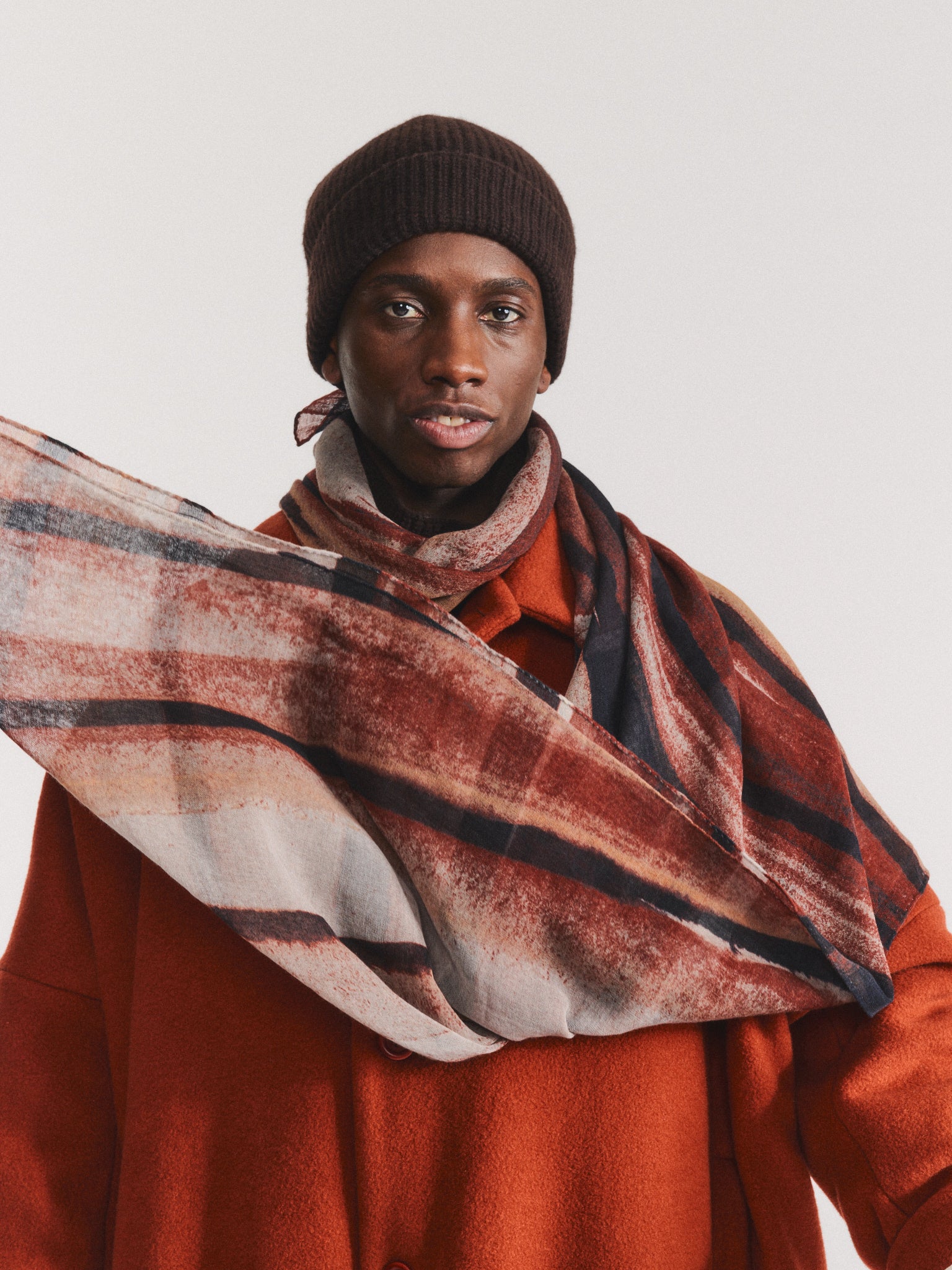 SQUARE SCARF - CASHSILK - PRINT 2