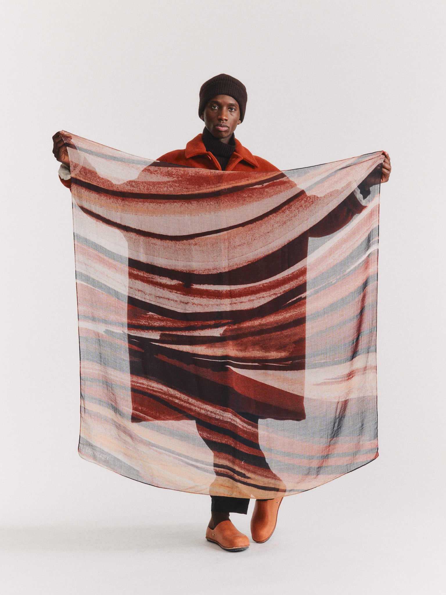 SQUARE SCARF - CASHSILK - PRINT 2