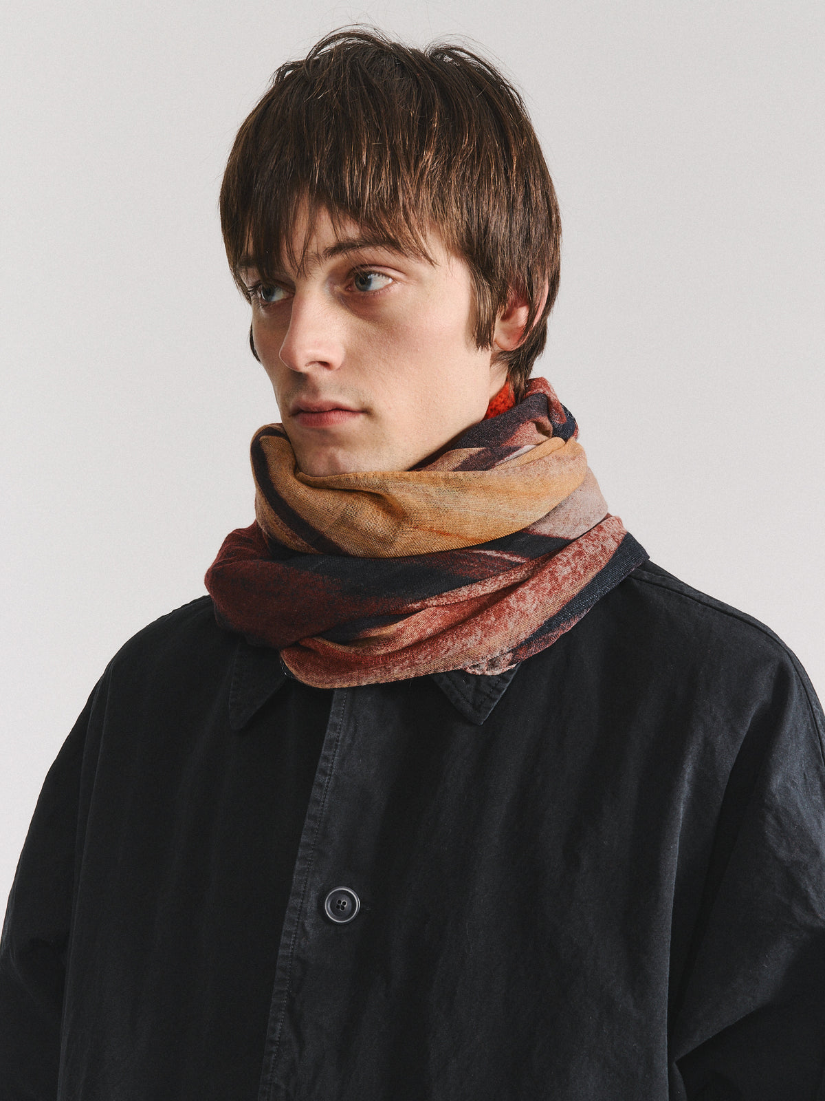 SQUARE SCARF - WOOLCASH - PRINT 1