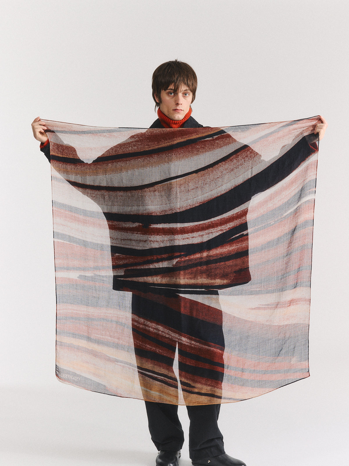 SQUARE SCARF - WOOLCASH - PRINT 1