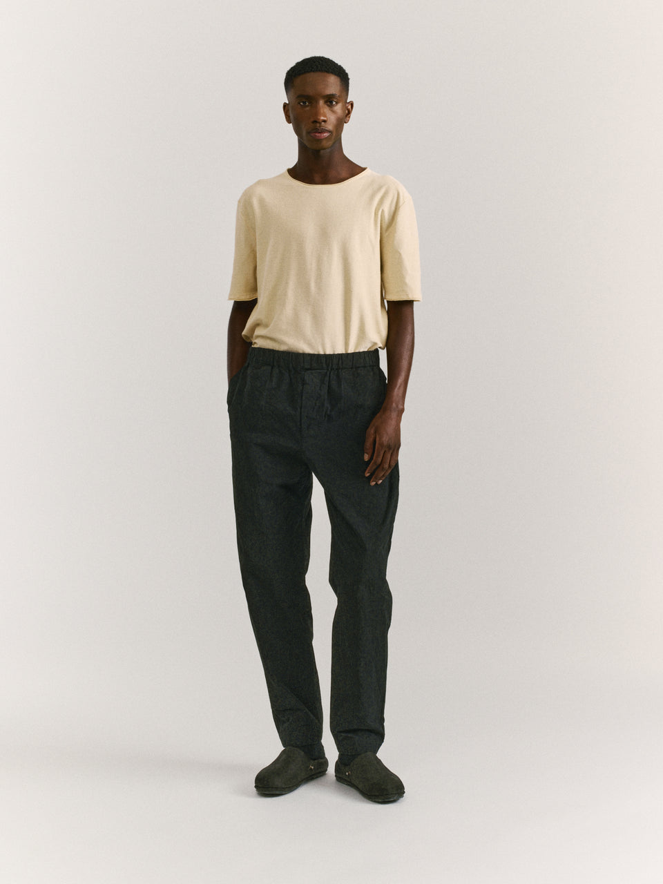 JOG AH PANT - PAPER COT - BLACK