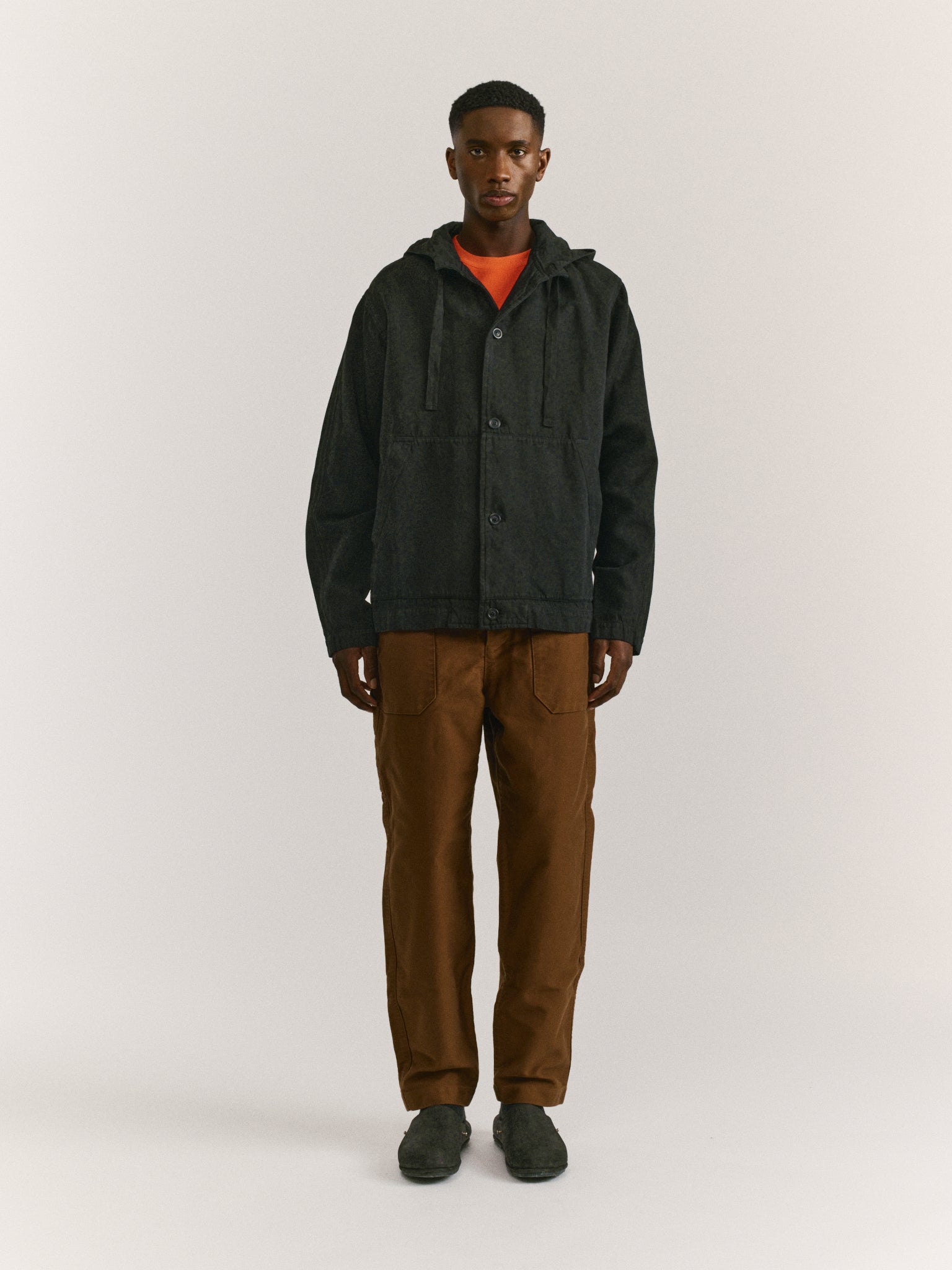 SWEAT À CAPUCHE WORKER - CLEANY - NOIR