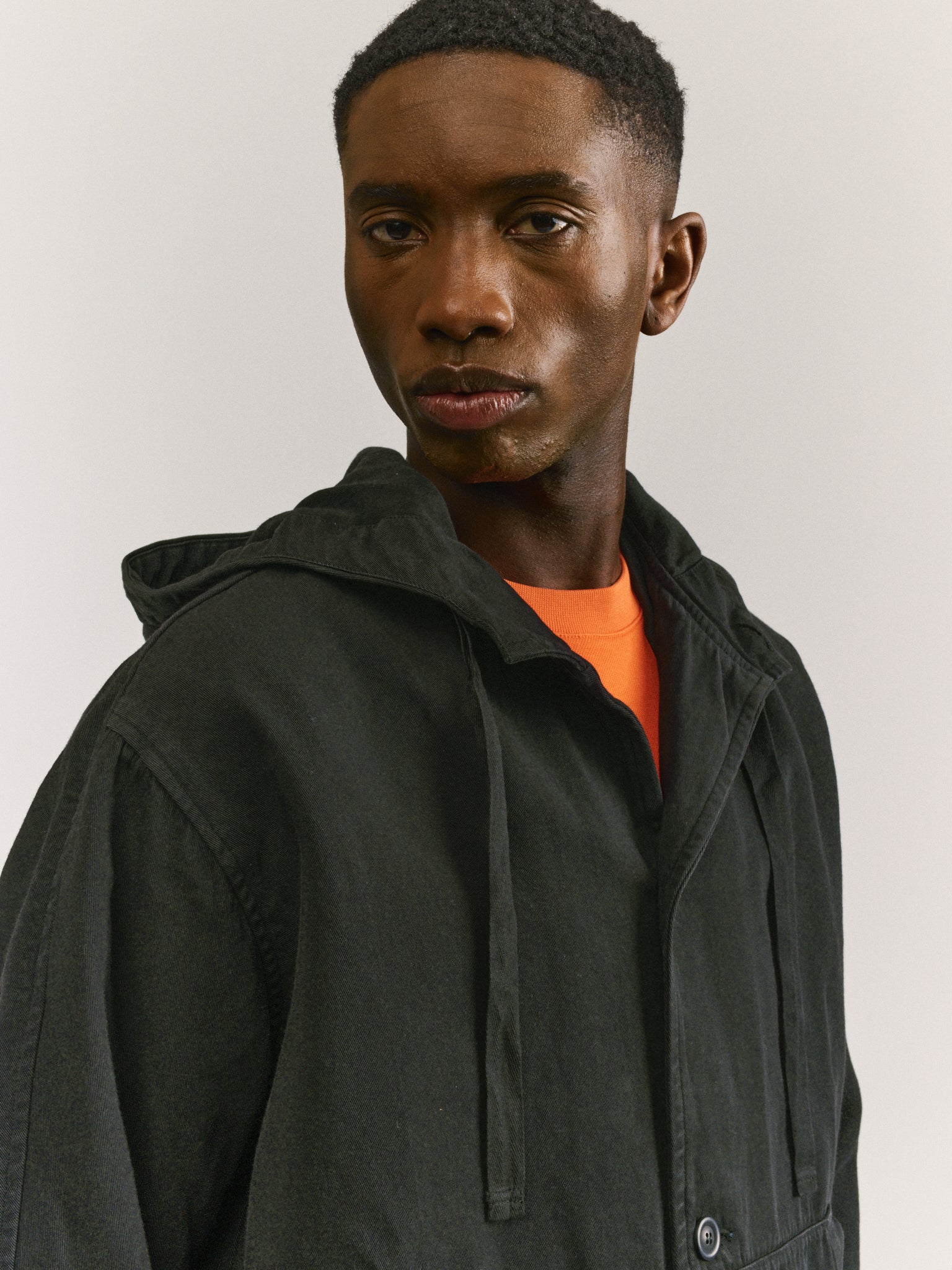 SWEAT À CAPUCHE WORKER - CLEANY - NOIR