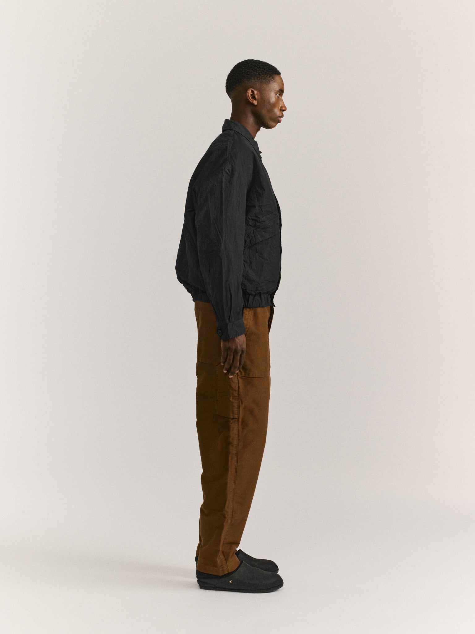 AUBER BLOUSON - POLYCOT - BLACK