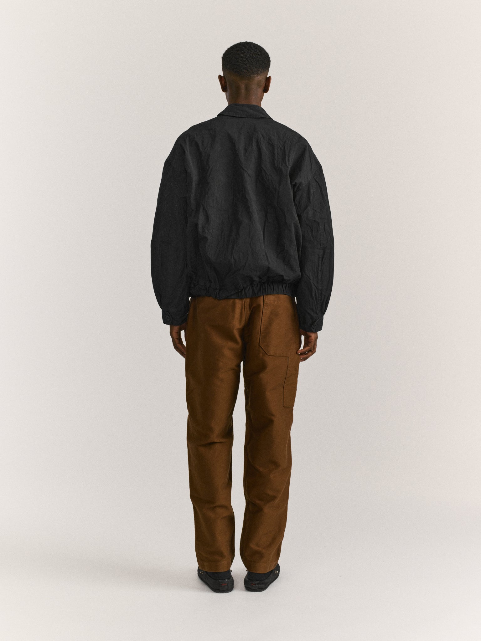 AUBER BLOUSON - POLYCOT - BLACK