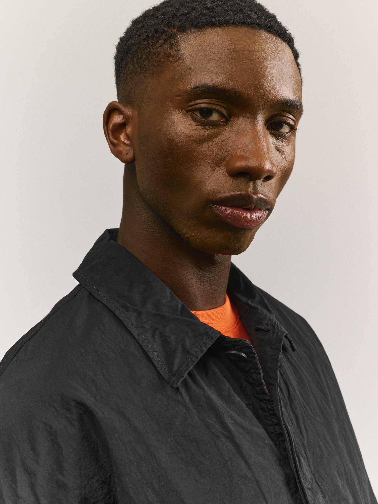 AUBER BLOUSON - POLYCOT - BLACK