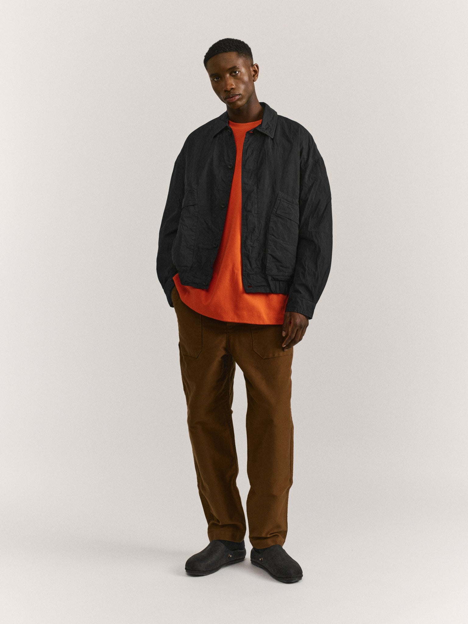 AUBER BLOUSON - POLYCOT - BLACK